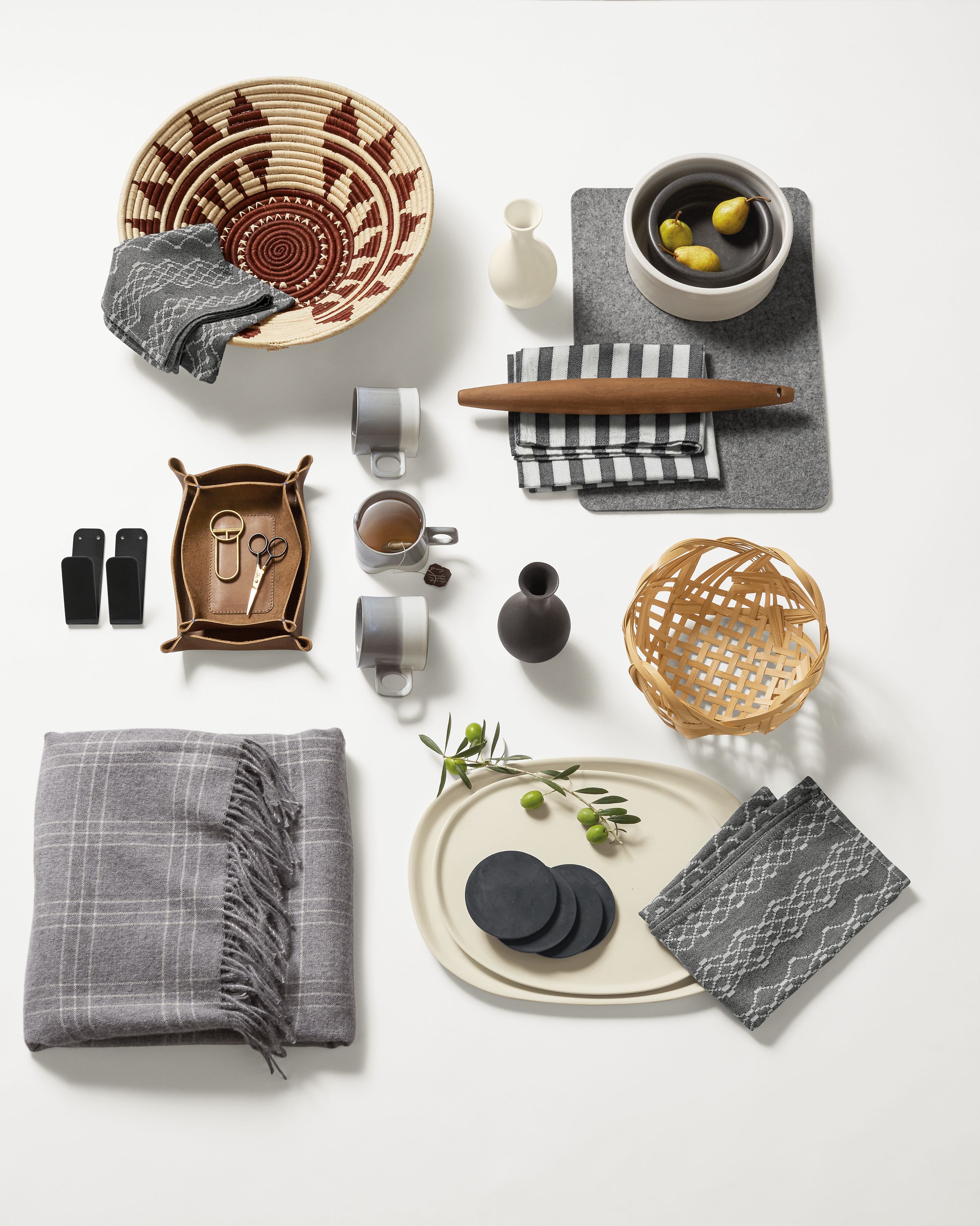 Detail of Awaka brown basket.