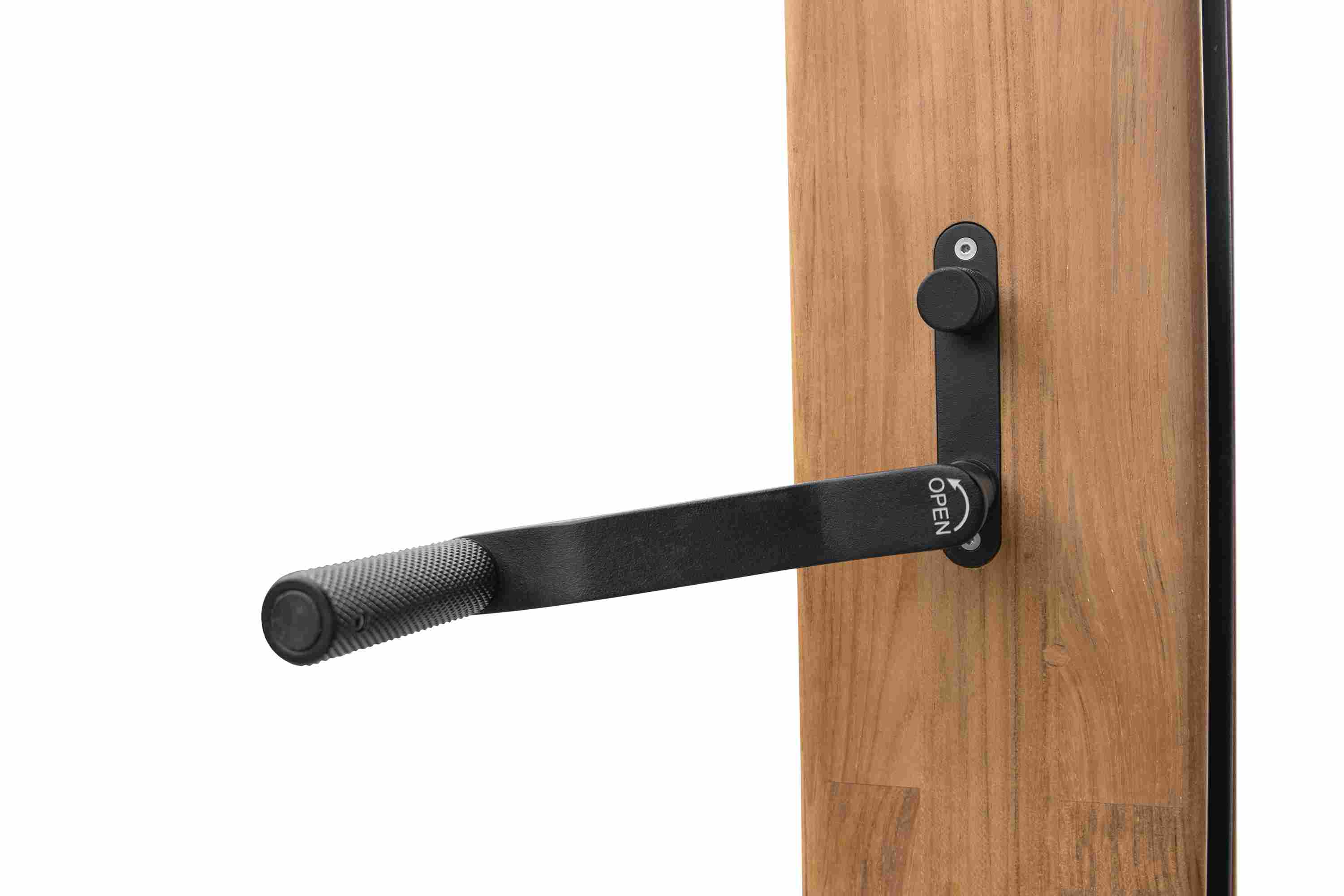 Detail of Banda Cantilever Patio Umbrella Crank Handle.