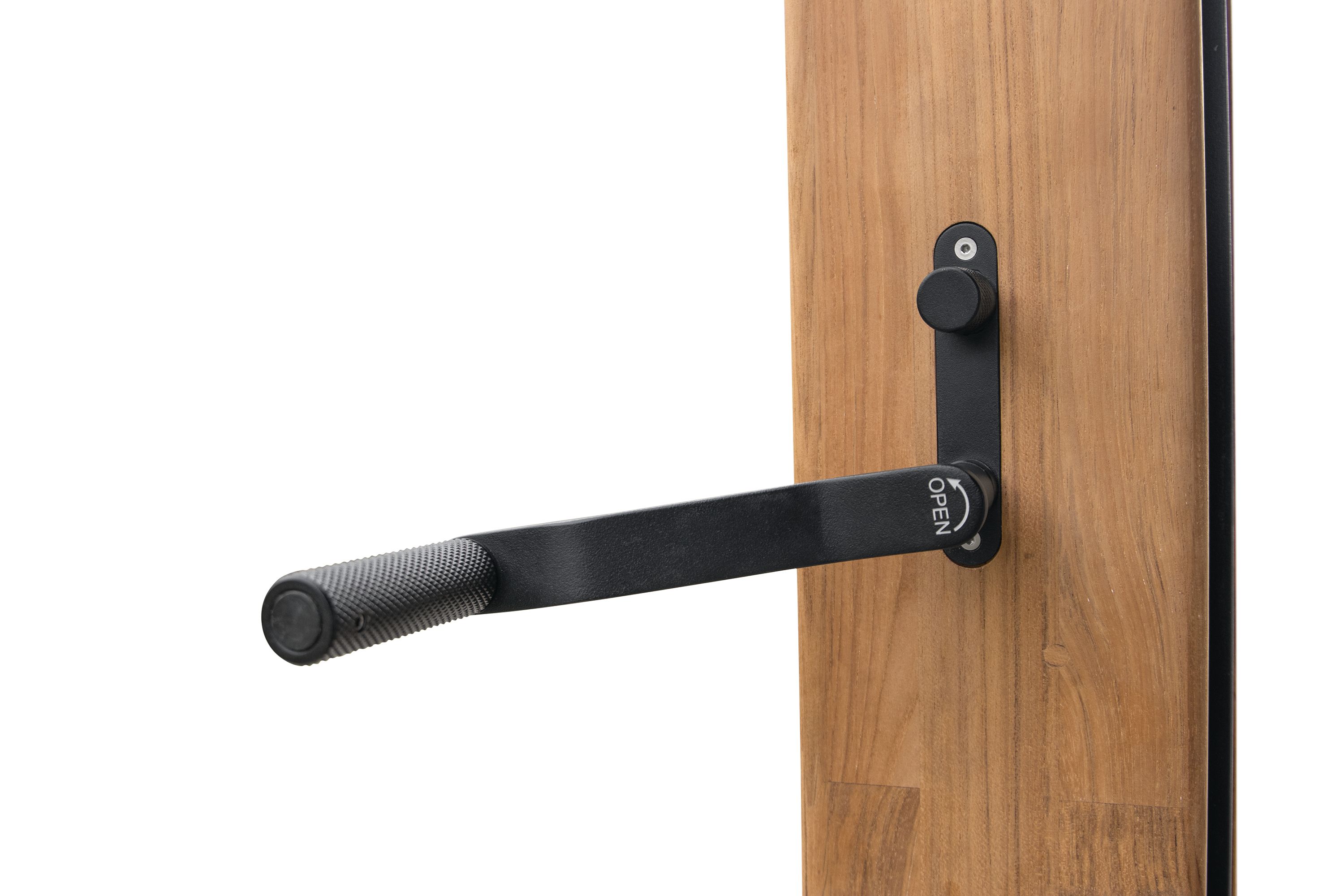 Detail of Banda Cantilever Patio Umbrella Crank Handle.