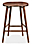 Front view of Bay Counter Stool in Walnut.