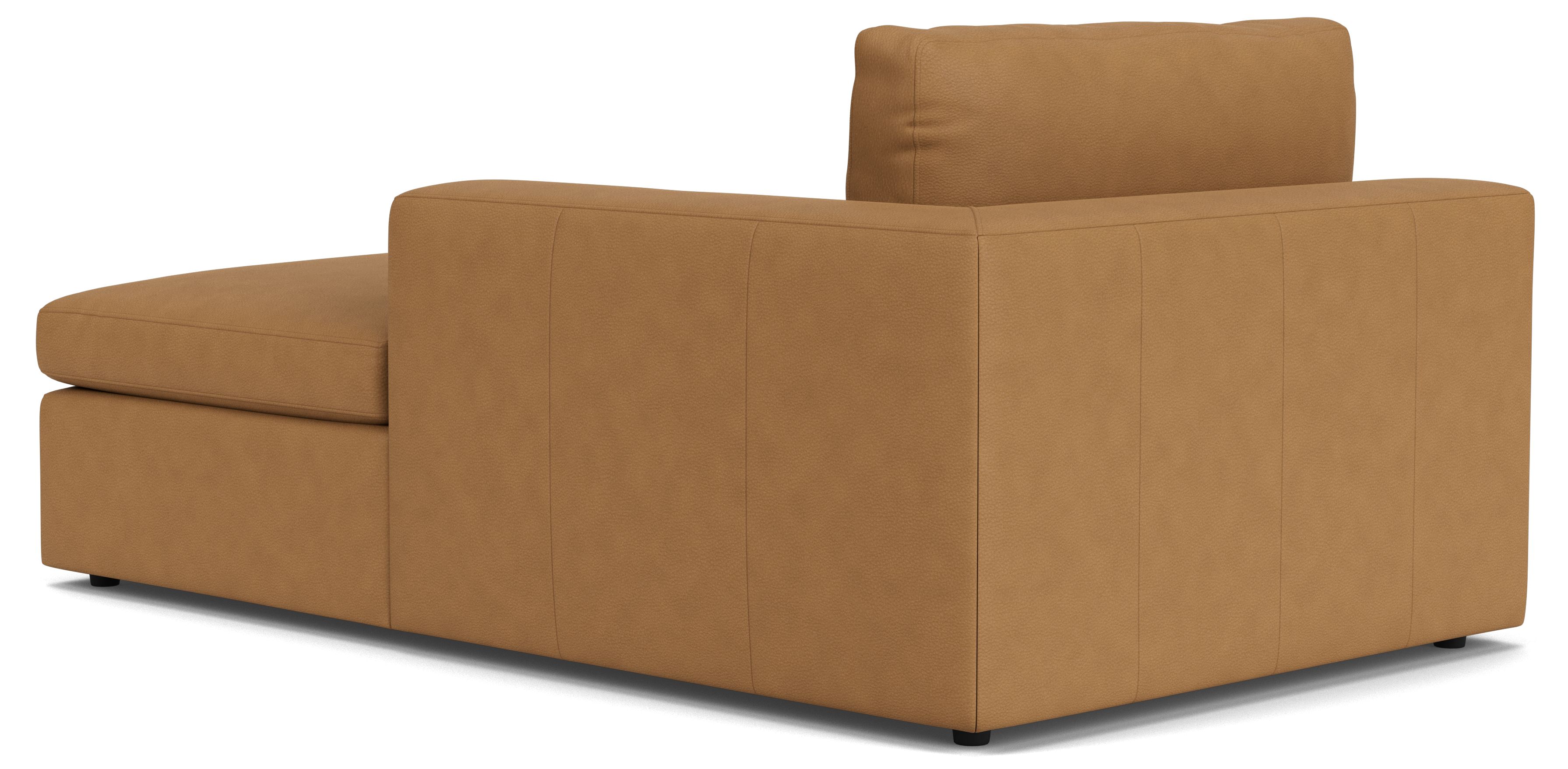 Back view of Vienna right arm chaise