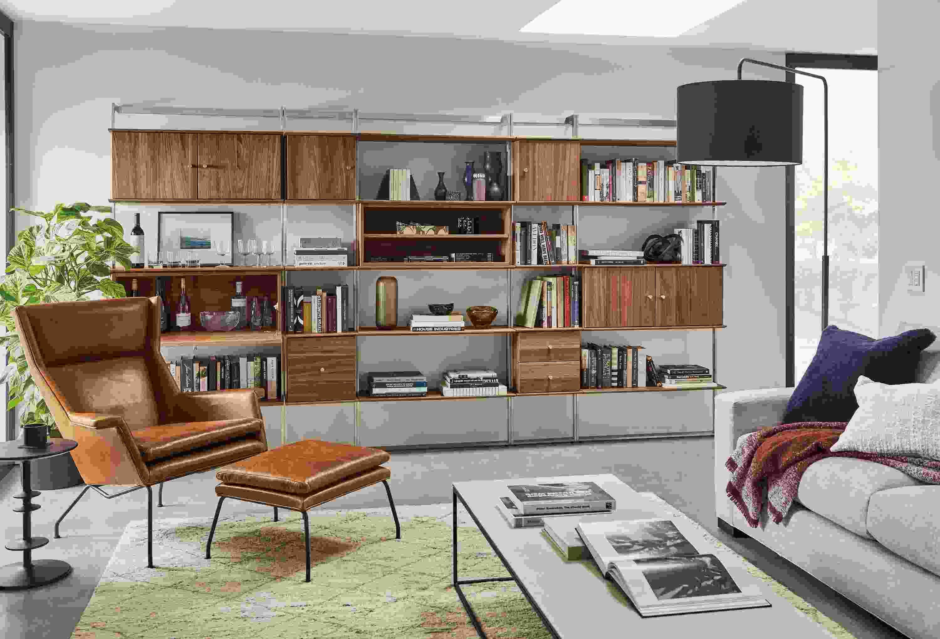 Beam Bookcase Wall Unit