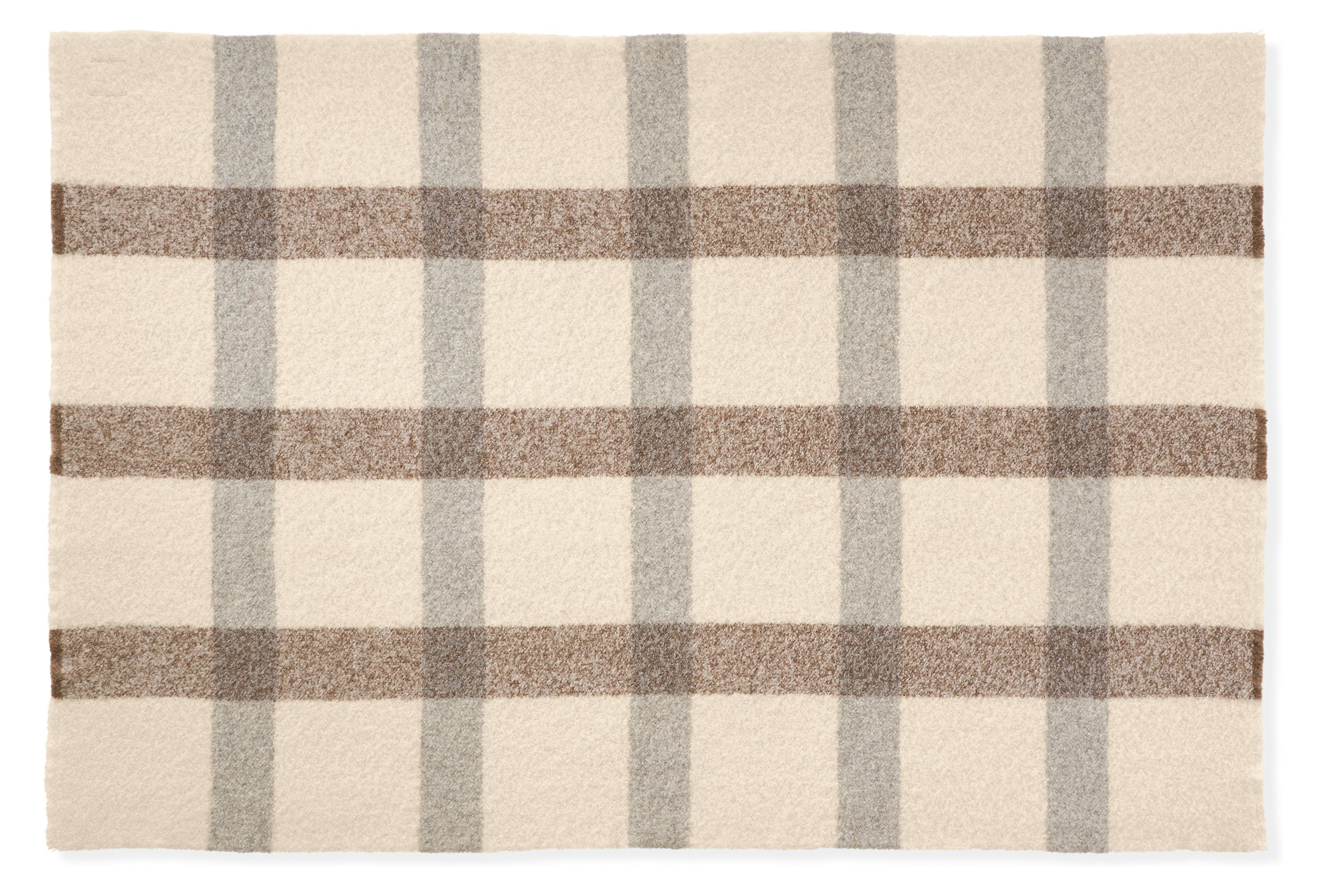 Open view of Beaumont Throw Blanket in Natural.