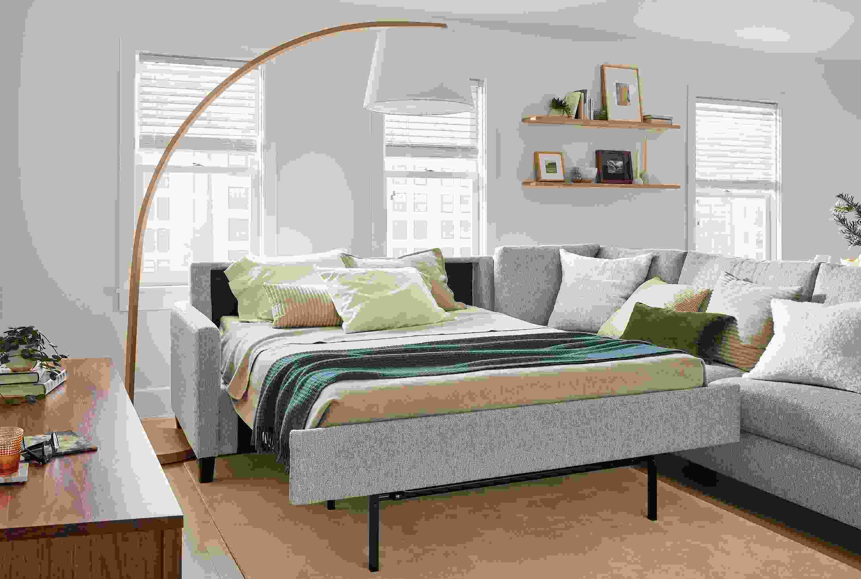 Berin Thin-Arm Sectional Sleeper