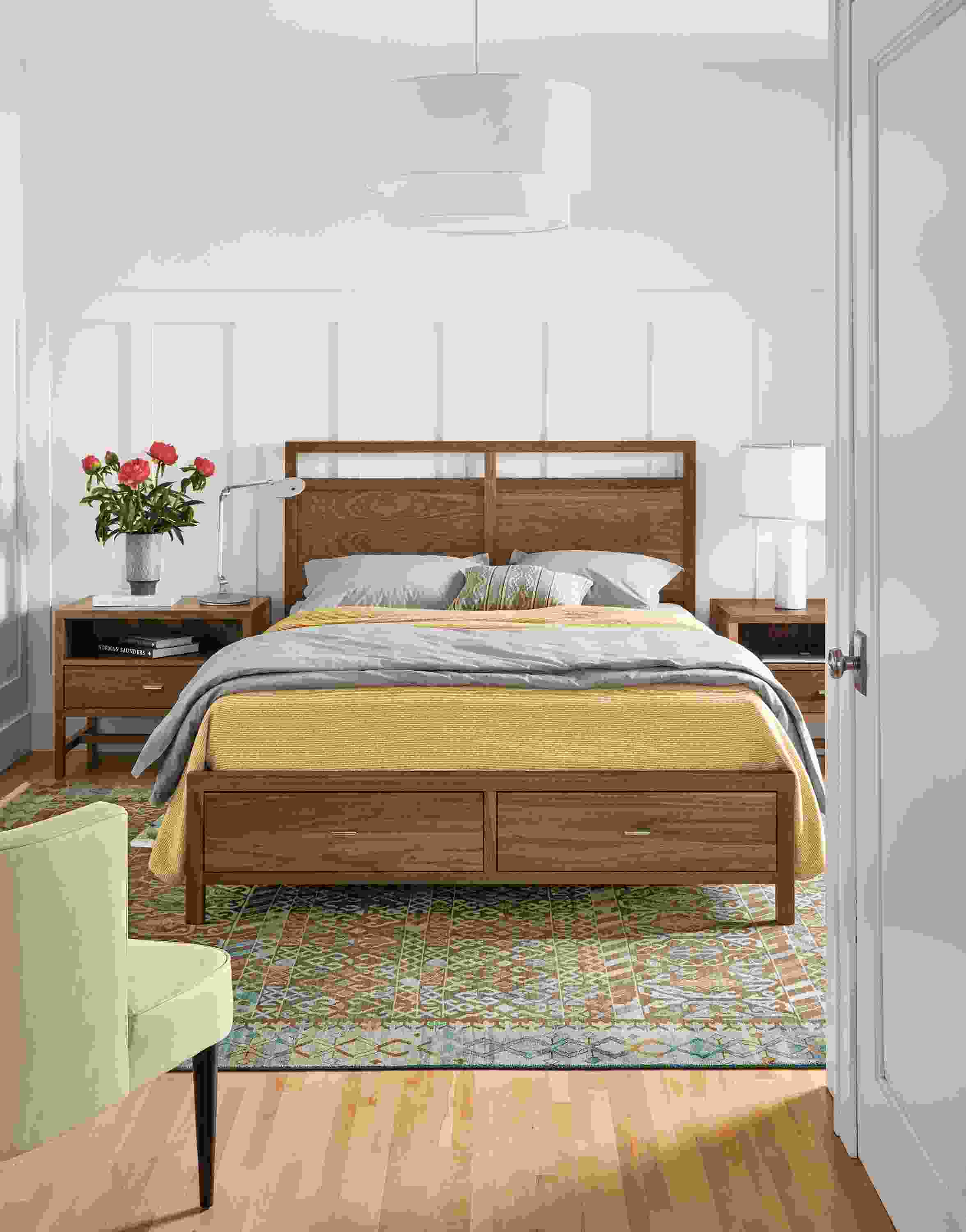 Detail of Berkeley bedroom collection.