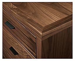 Detail of Berkeley 37-wide Four-Drawer Dresser.
