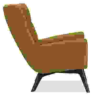 Side view of Boden Chair Vance Mustard.