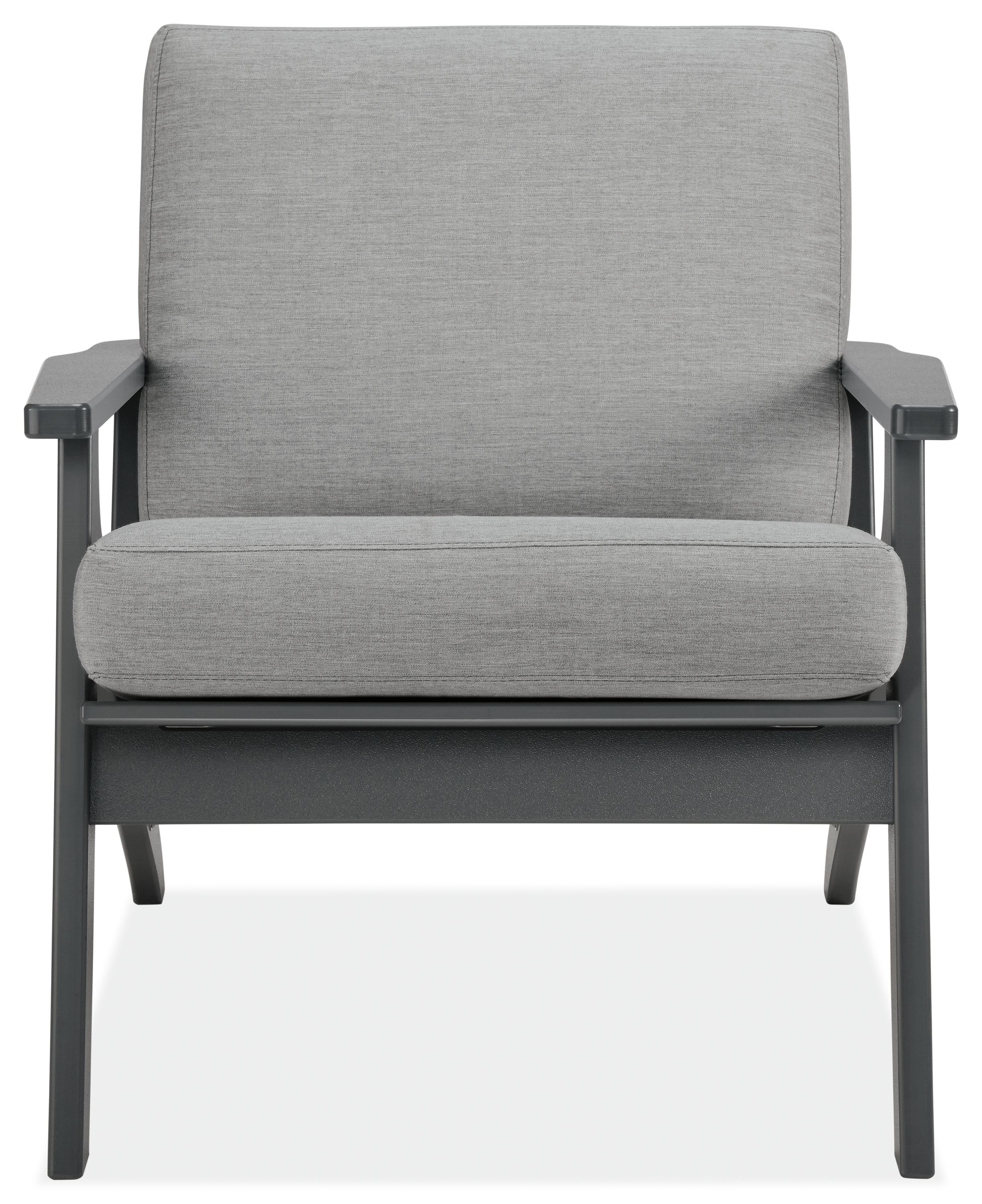 Front view of Breeze Chair in Sunbrella Canvas Fabric.