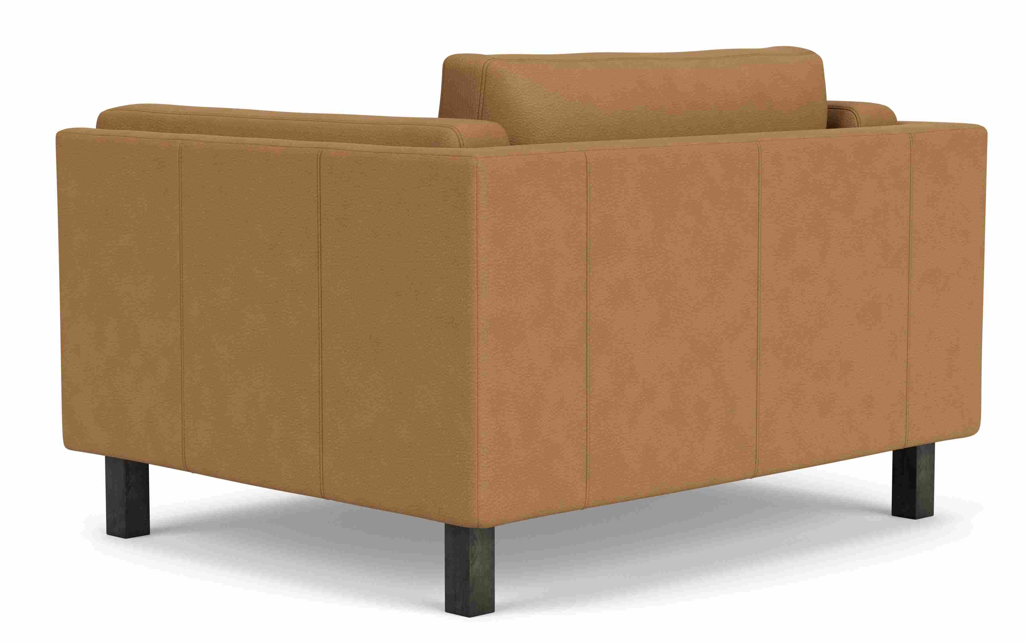 Back view of Back view of Cade Chair and a Half in Leather