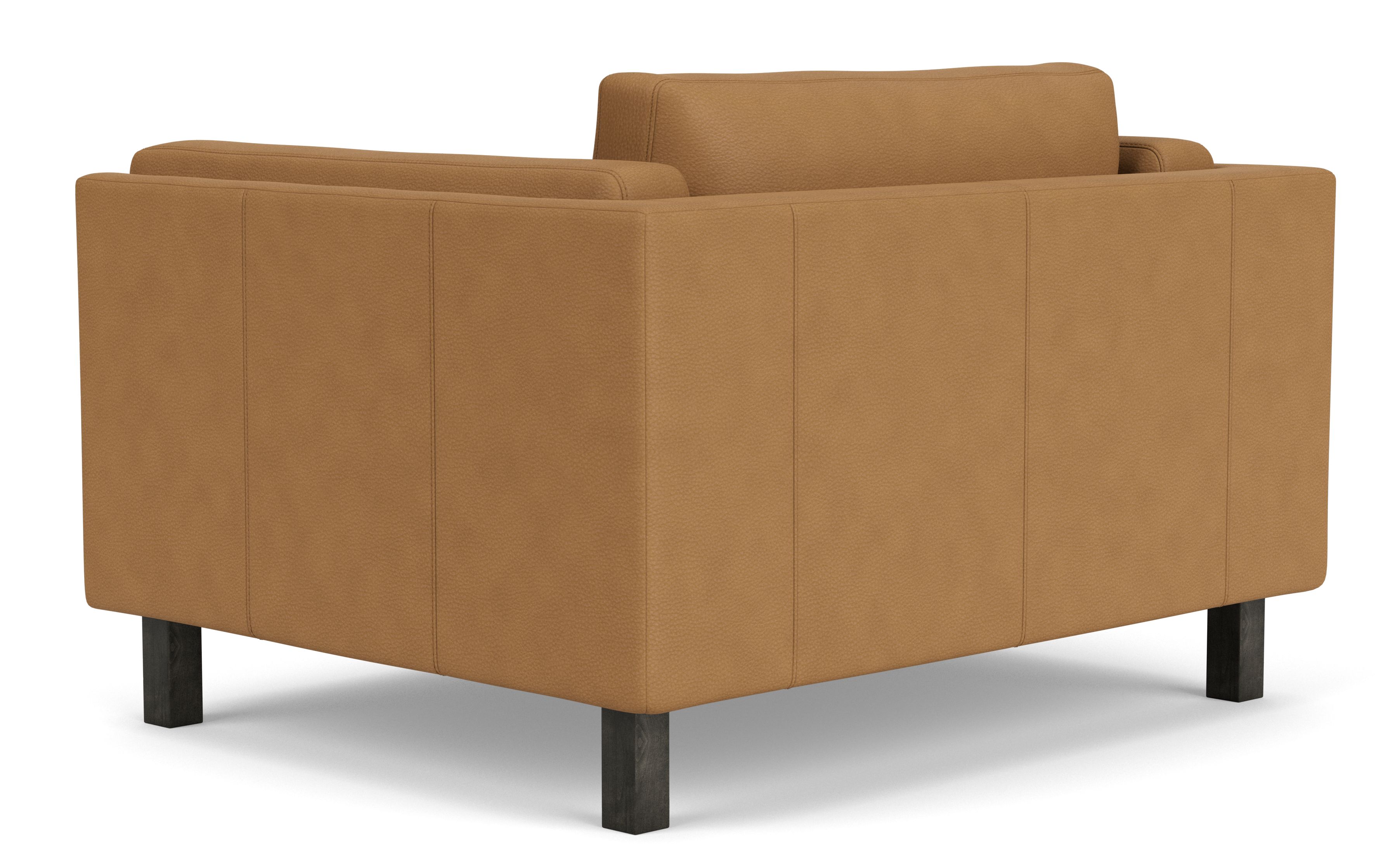 Back view of Back view of Cade Chair and a Half in Leather