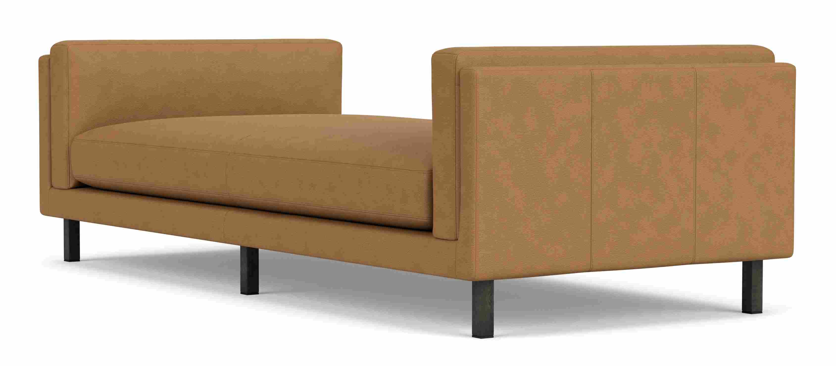 Back view of Cade 91" Daybed in Leather