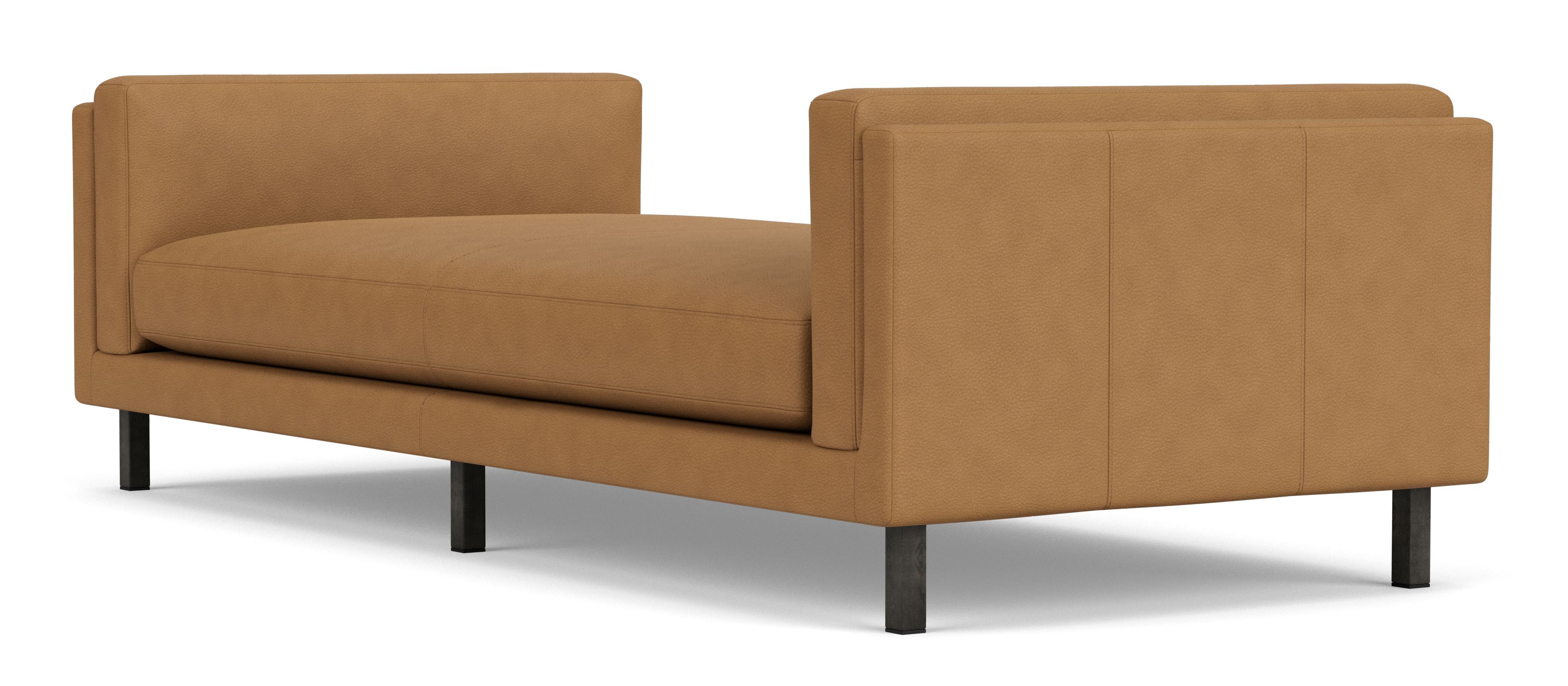 Back view of Cade 91" Daybed in Leather