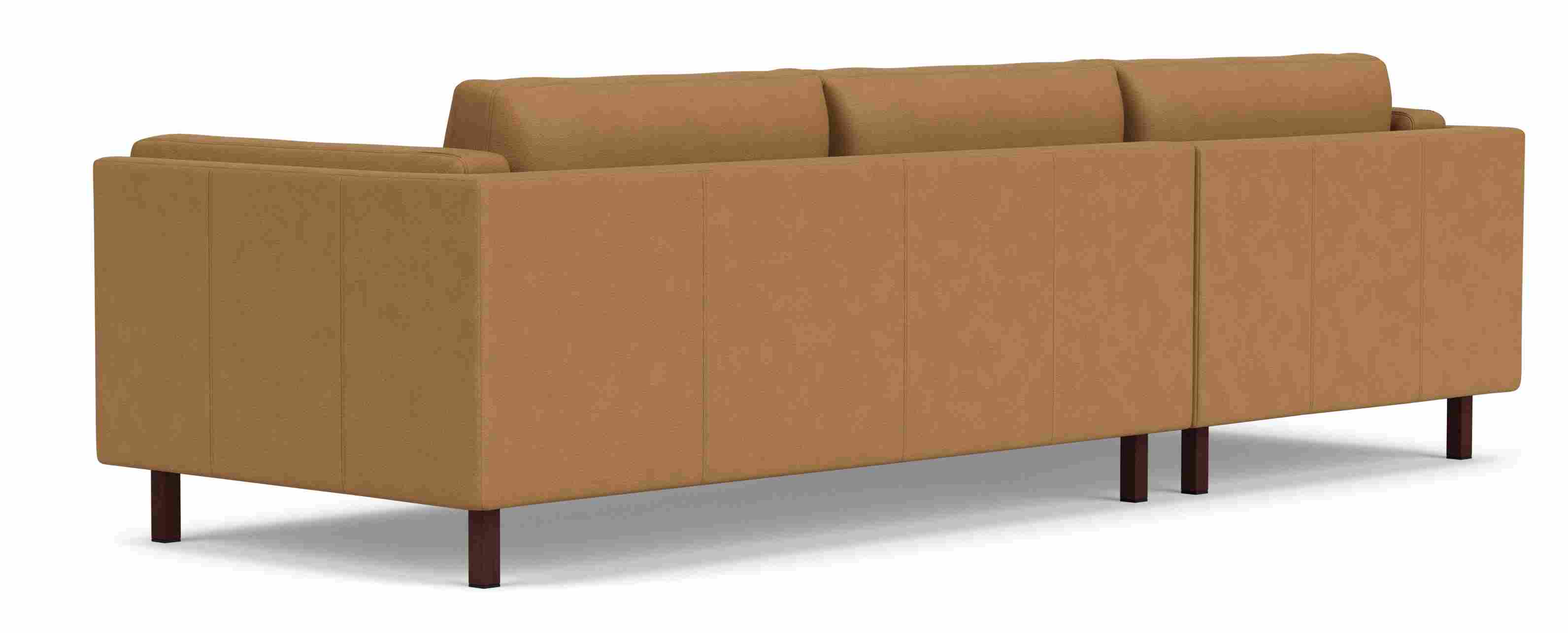 Back view of Cade 91" Daybed in Leather