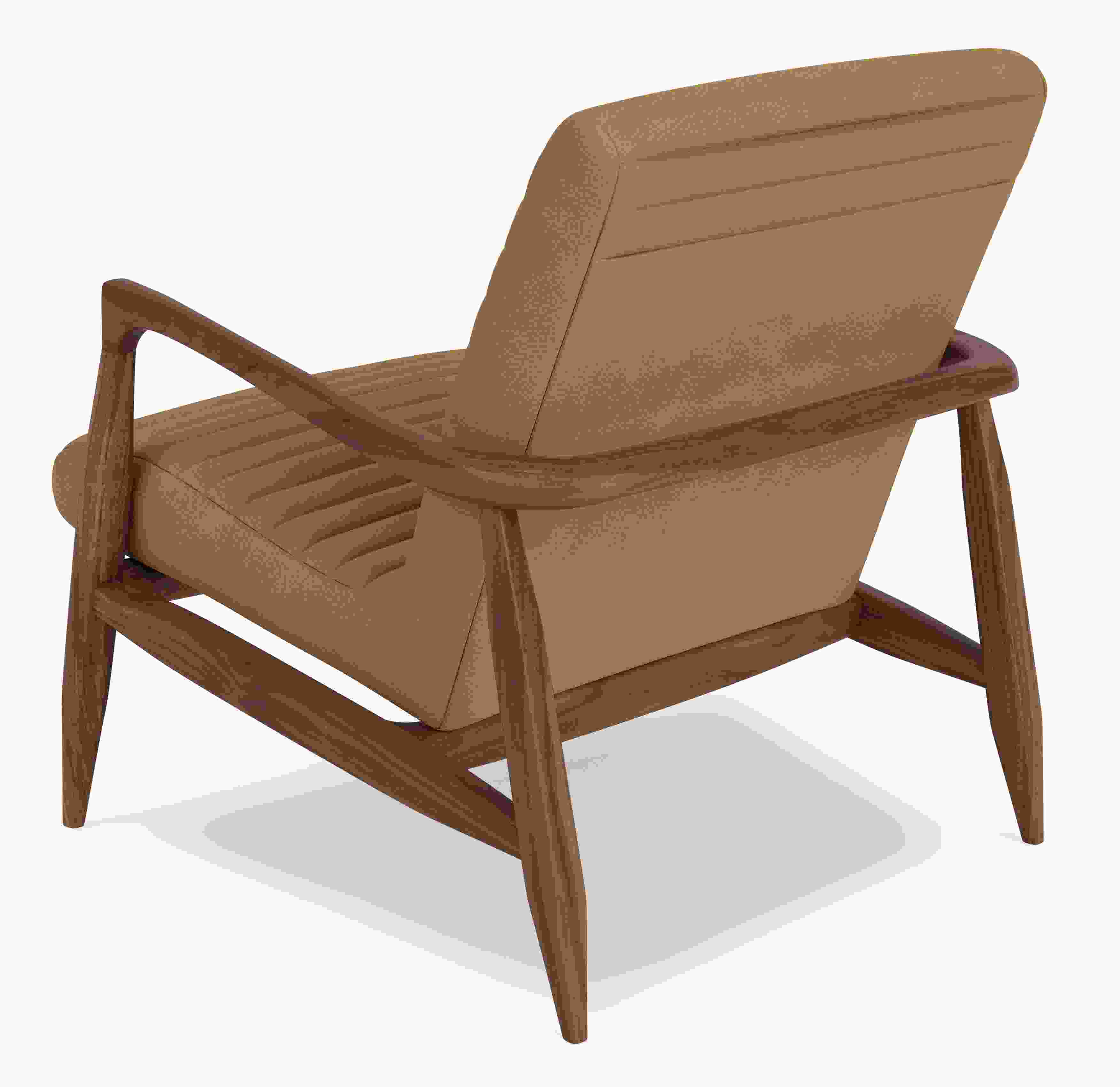 Back view of Callan Chair in Leather