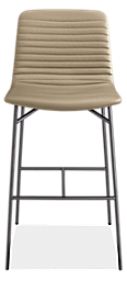Front view of Cato Bar Stool in Synthetic Leather.