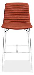 Front view of Cato Bar Stool in Medley Fabric.