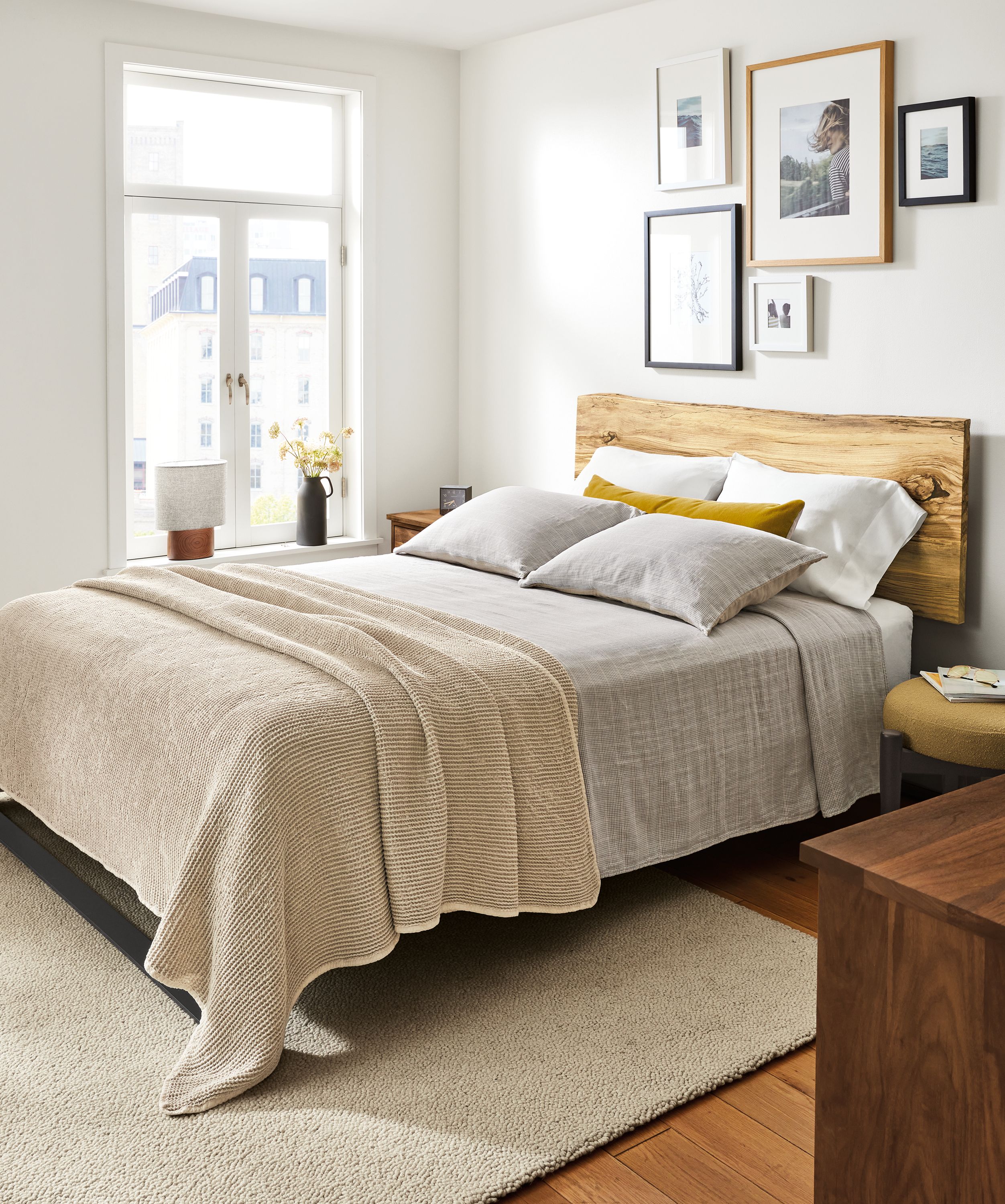 Emma Cotton/linen-blend Coverlet Set & Euro Sham