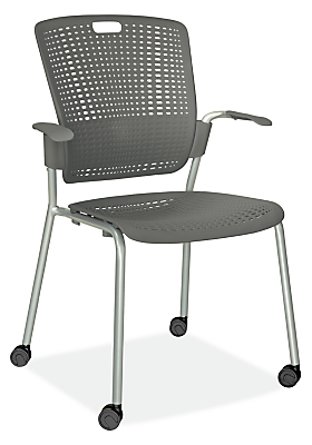 Angled view of Cinto Chair in Gray.