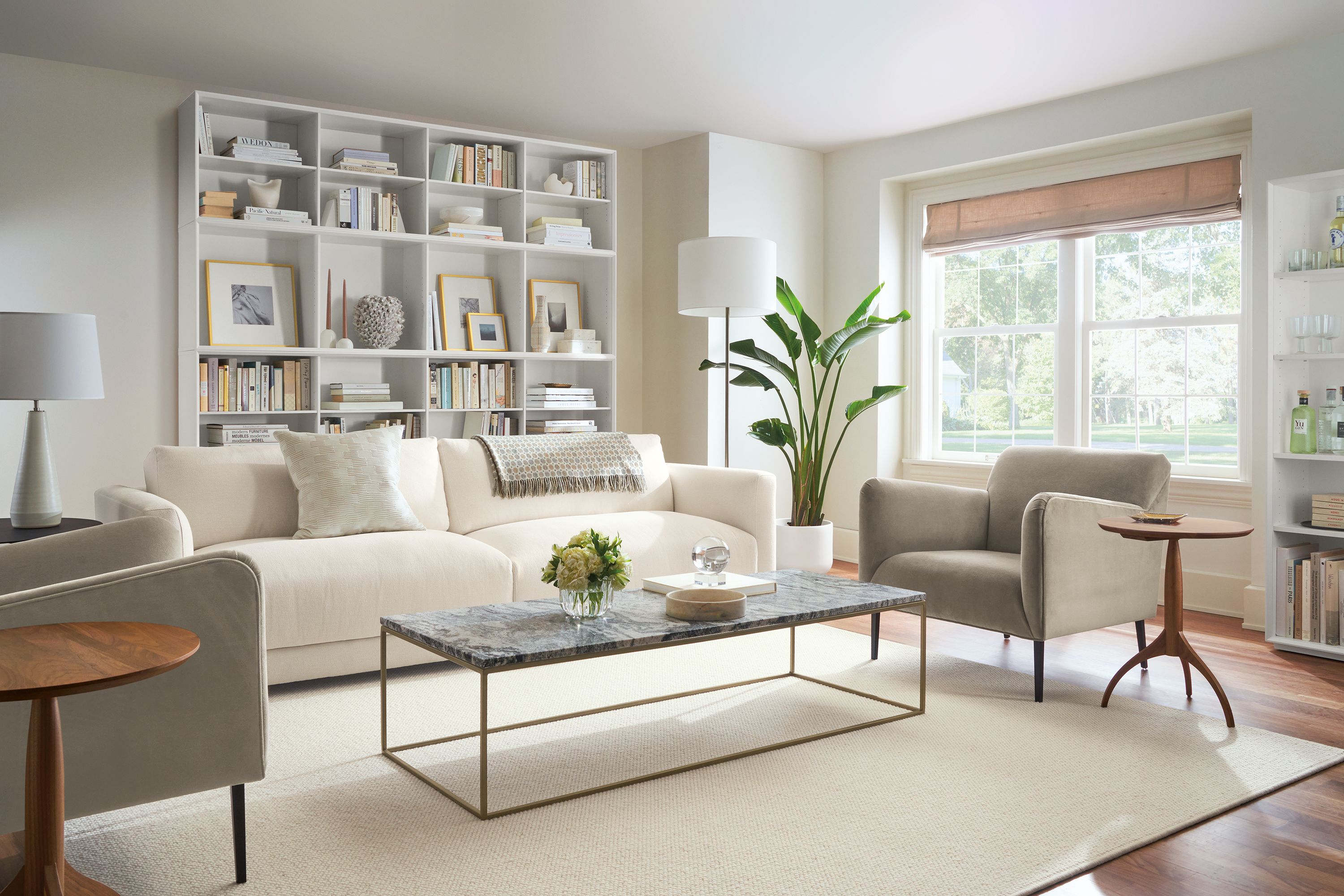100" sofa in Tepic white fabric