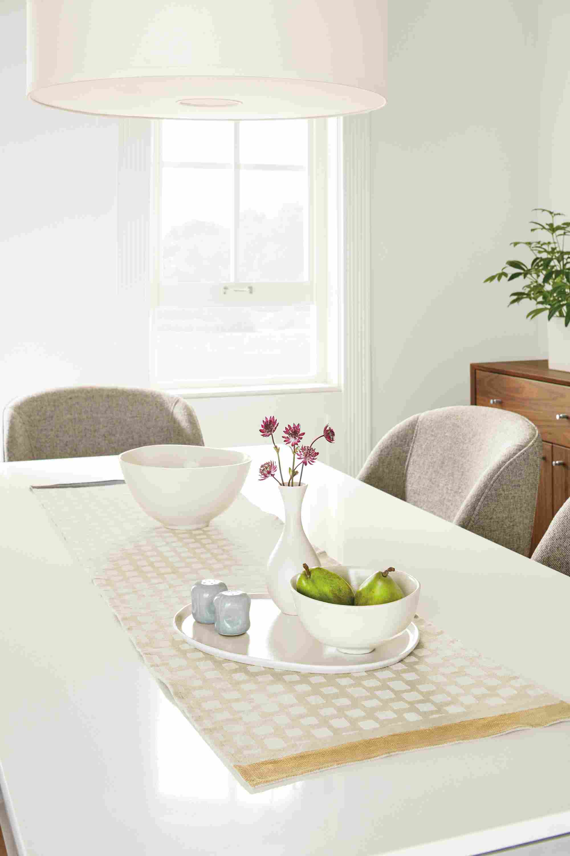 Detail of Cobble table runner.