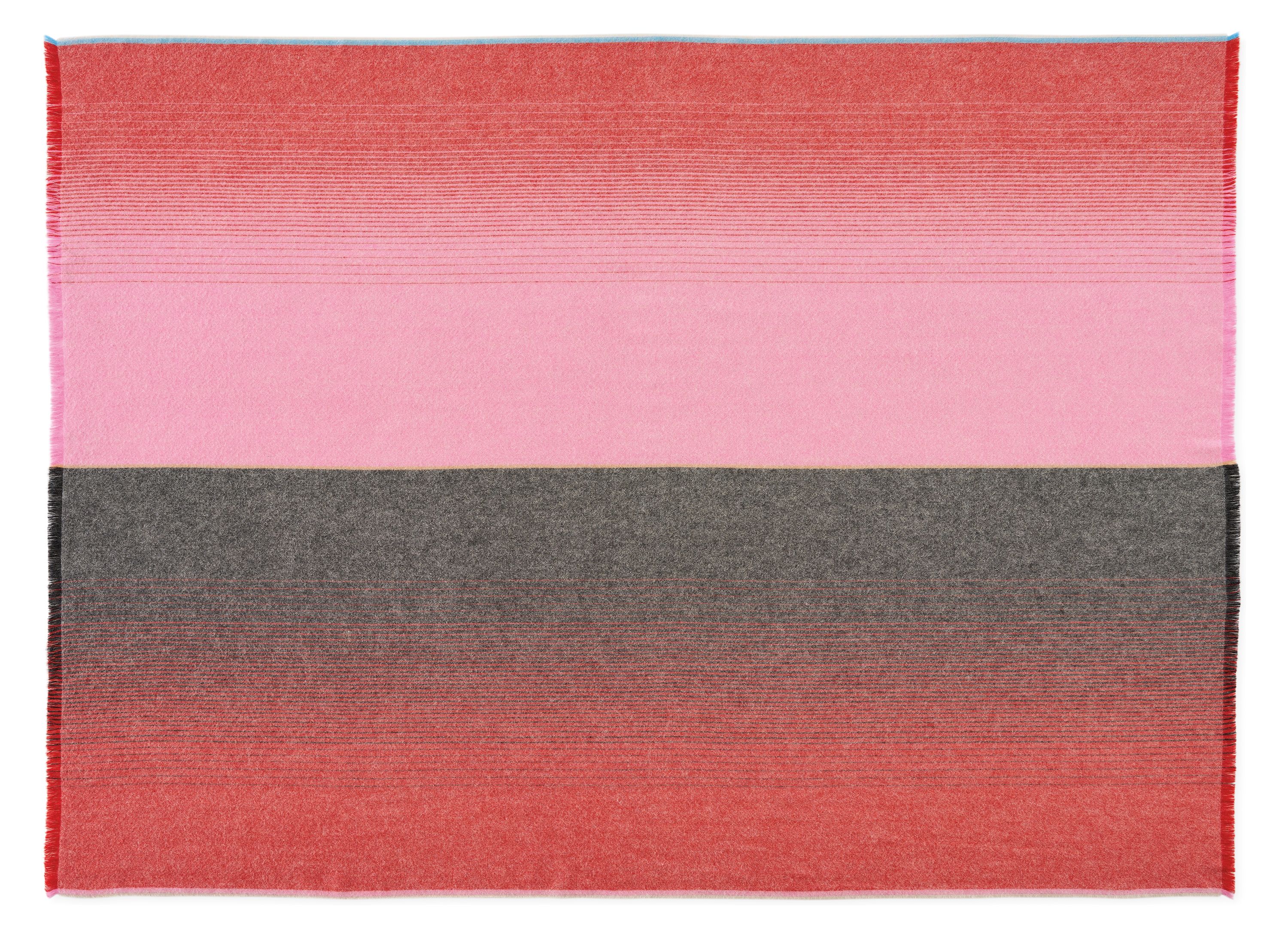 Open view of Colburn Throw Blanket in Ember.