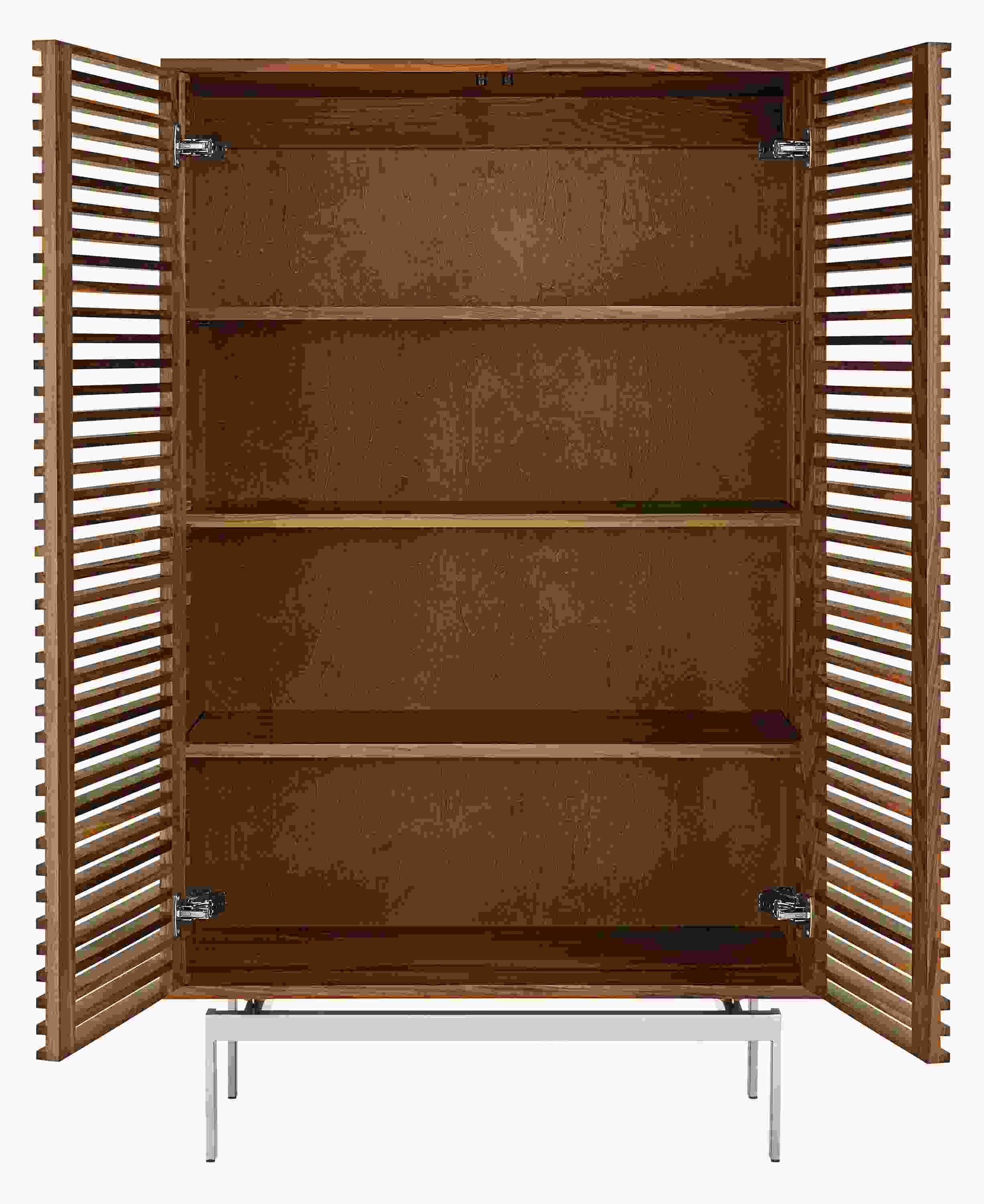 Open detail of Coles 36w 18d 60h Two-Door Storage Cabinet.