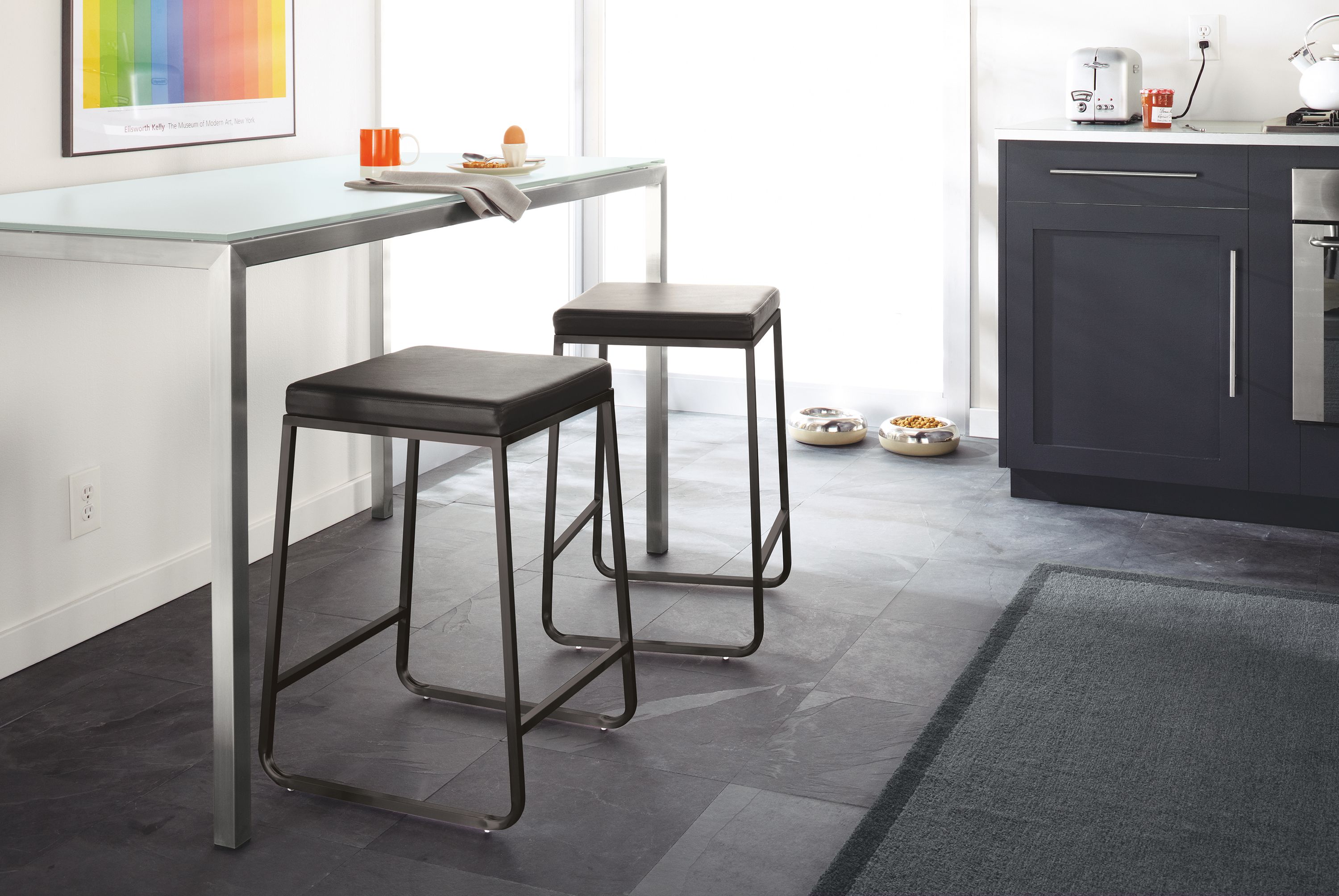 Living and dining room setting of Taupe color story.