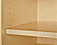 Detail of Copenhagen Custom Shelf Hole Spacing in Maple.