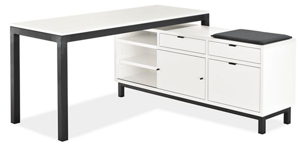 Parsons Desk with Drawers - Thumbnail 3