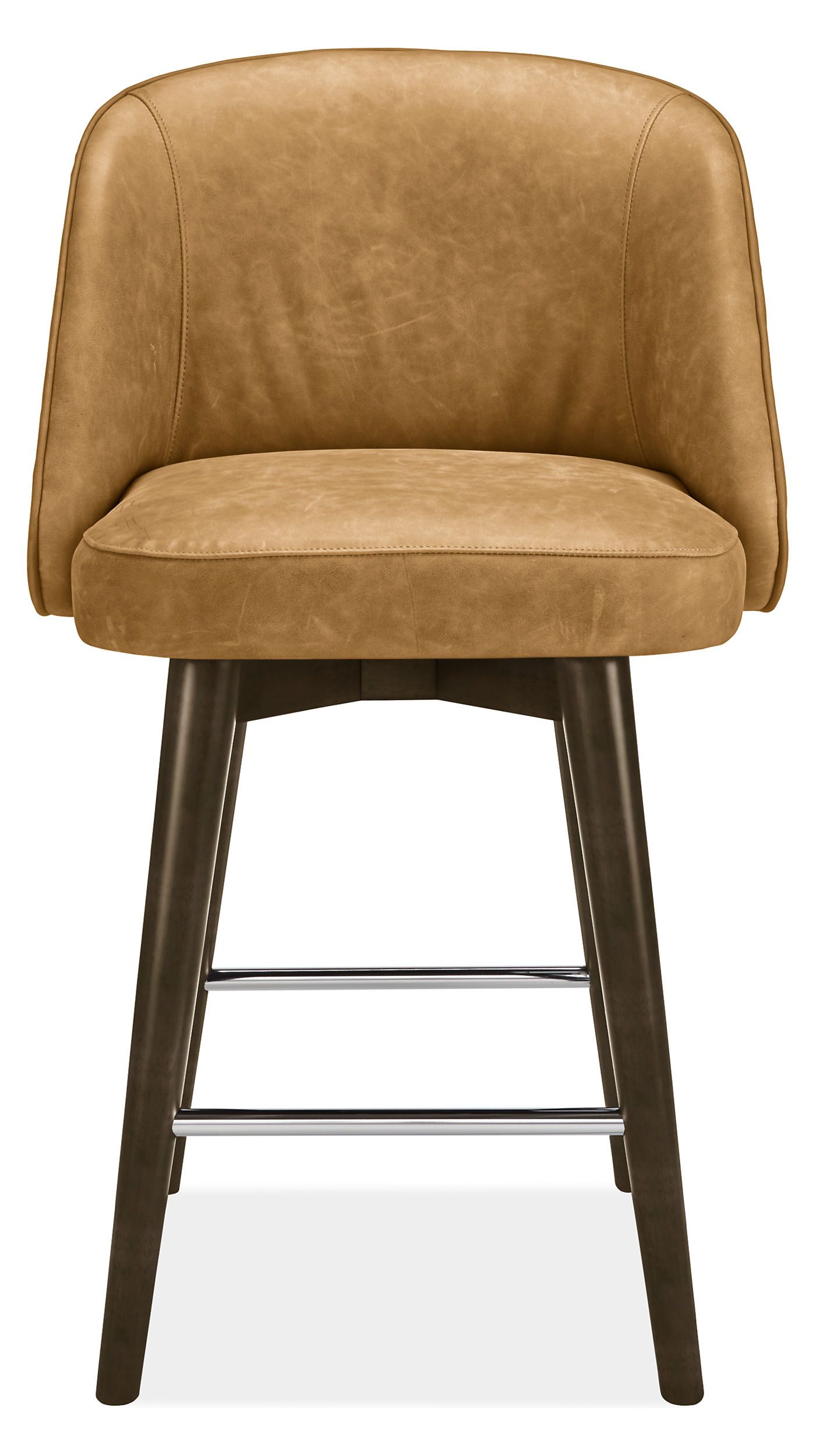 Cora leather best sale counter stool