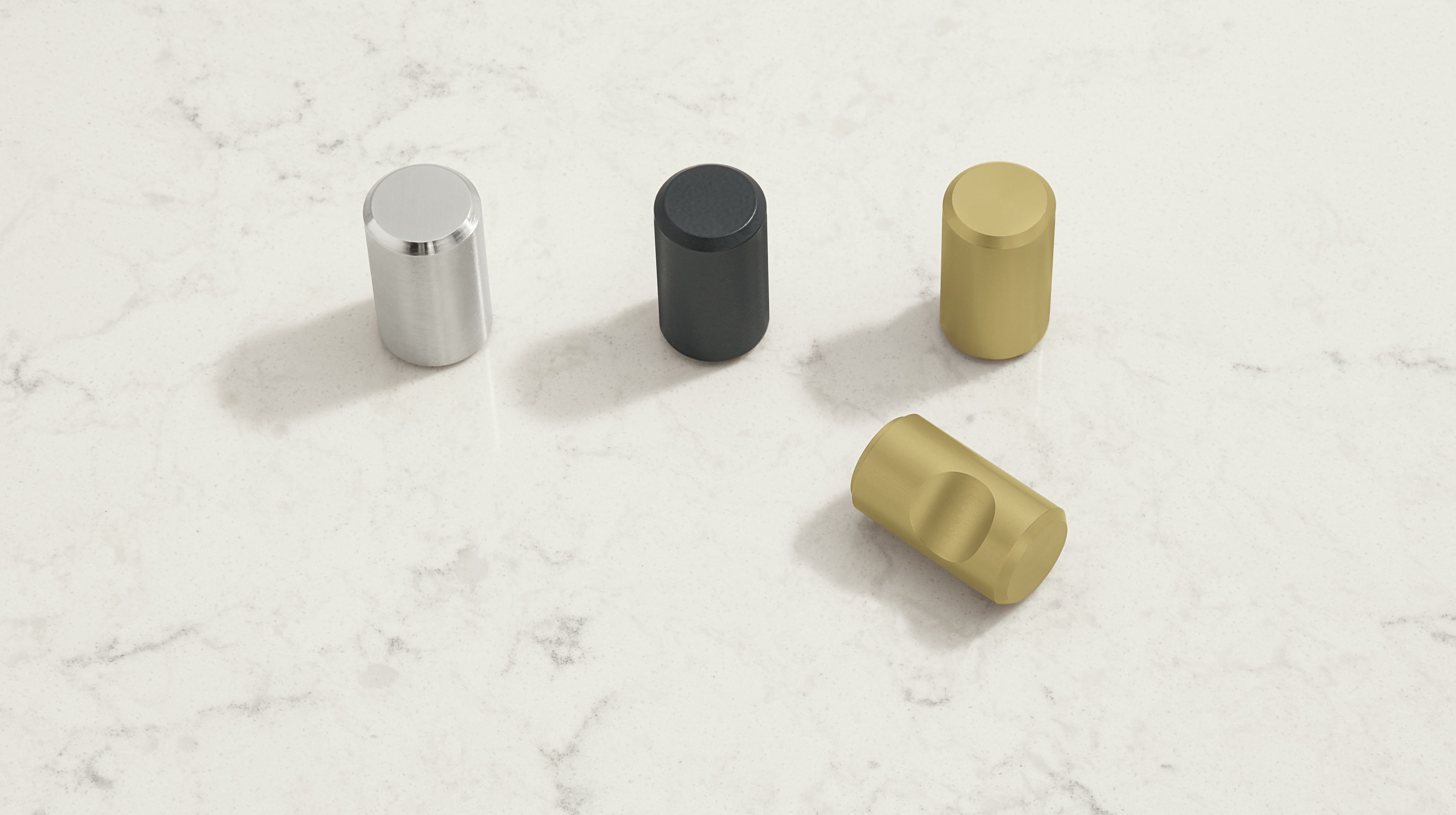 Cormac cylinder knob in  various finishes.