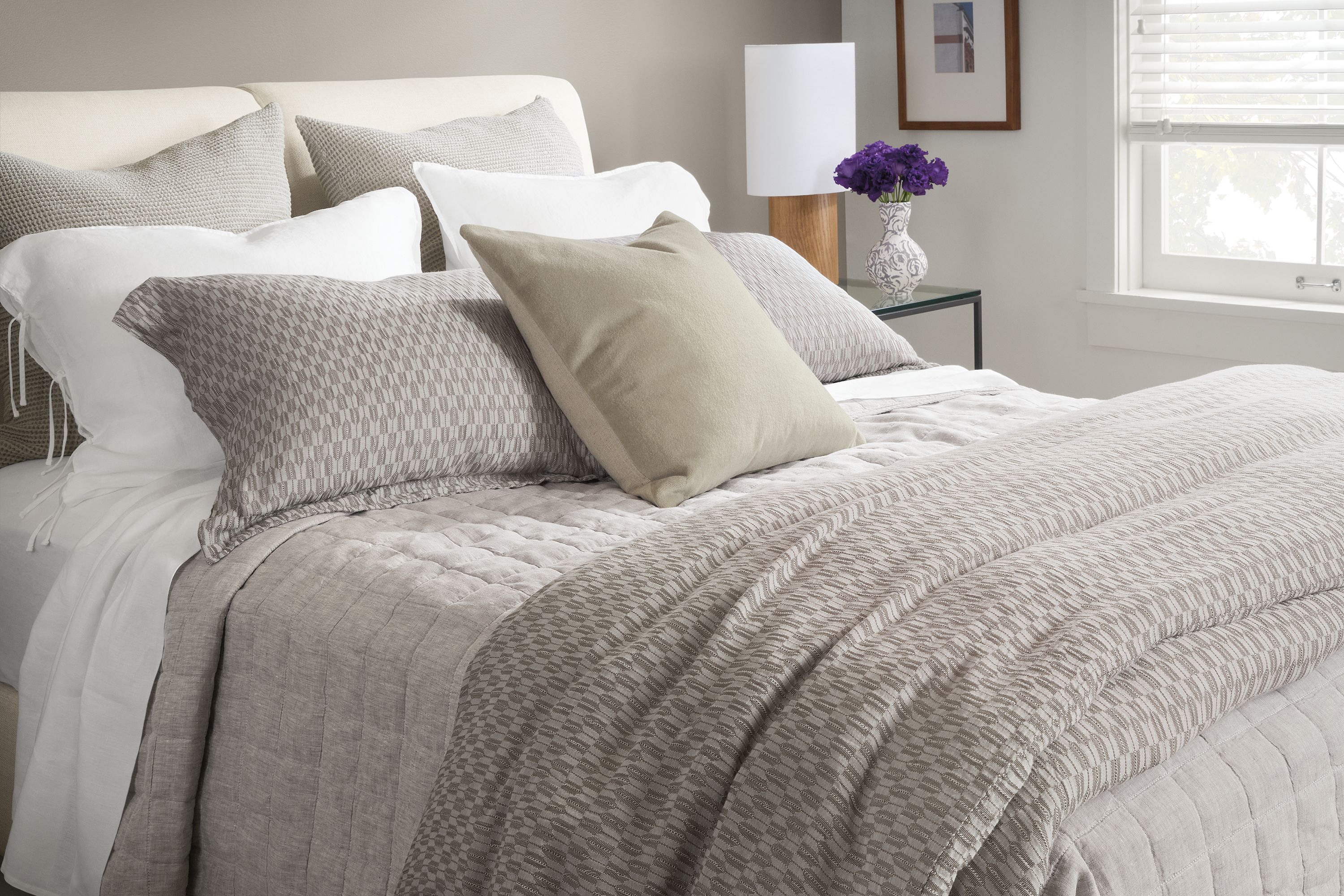 20w 20h pillow in grey