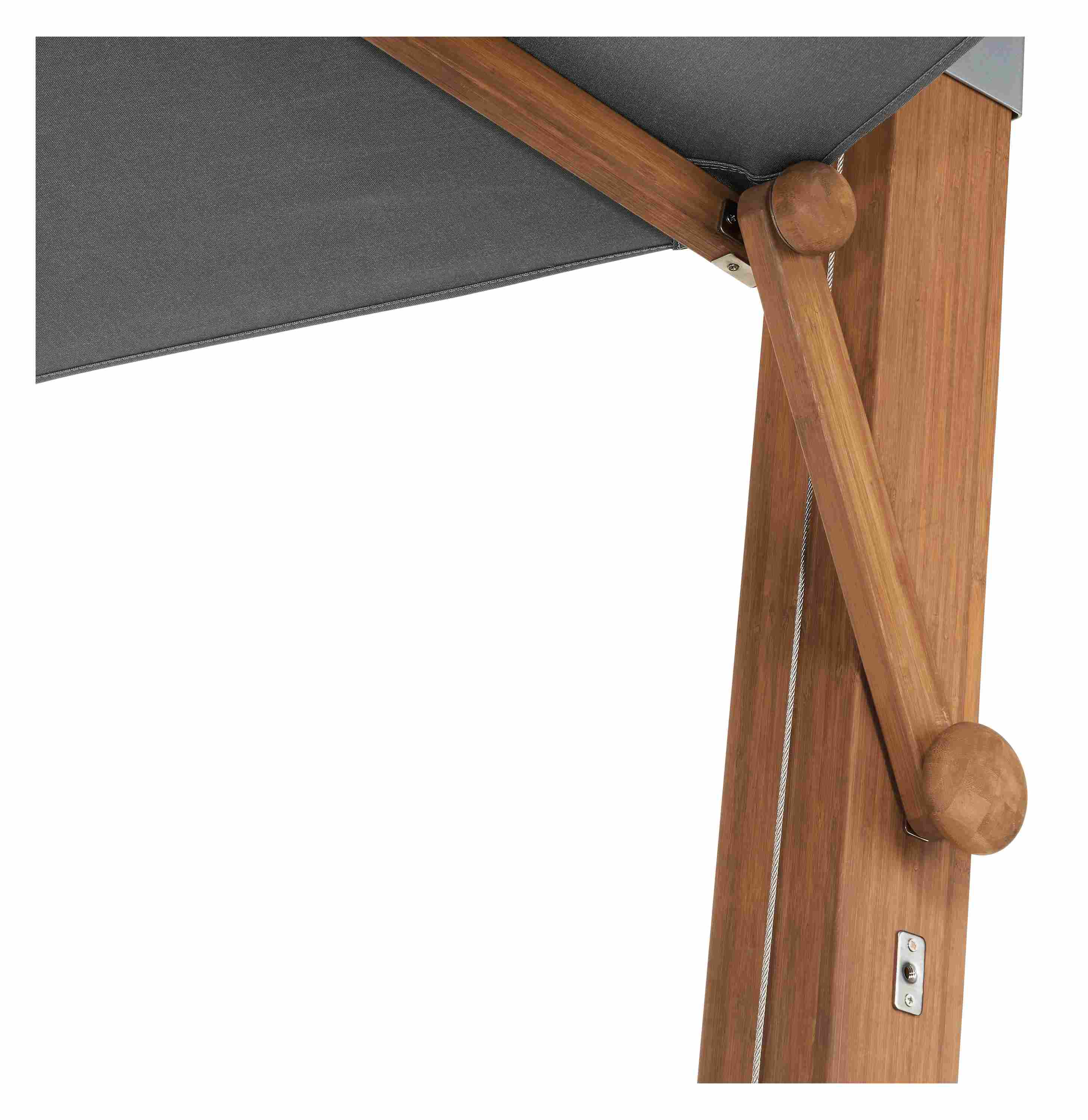 Detail of Cumulo 12' Patio Umbrella.