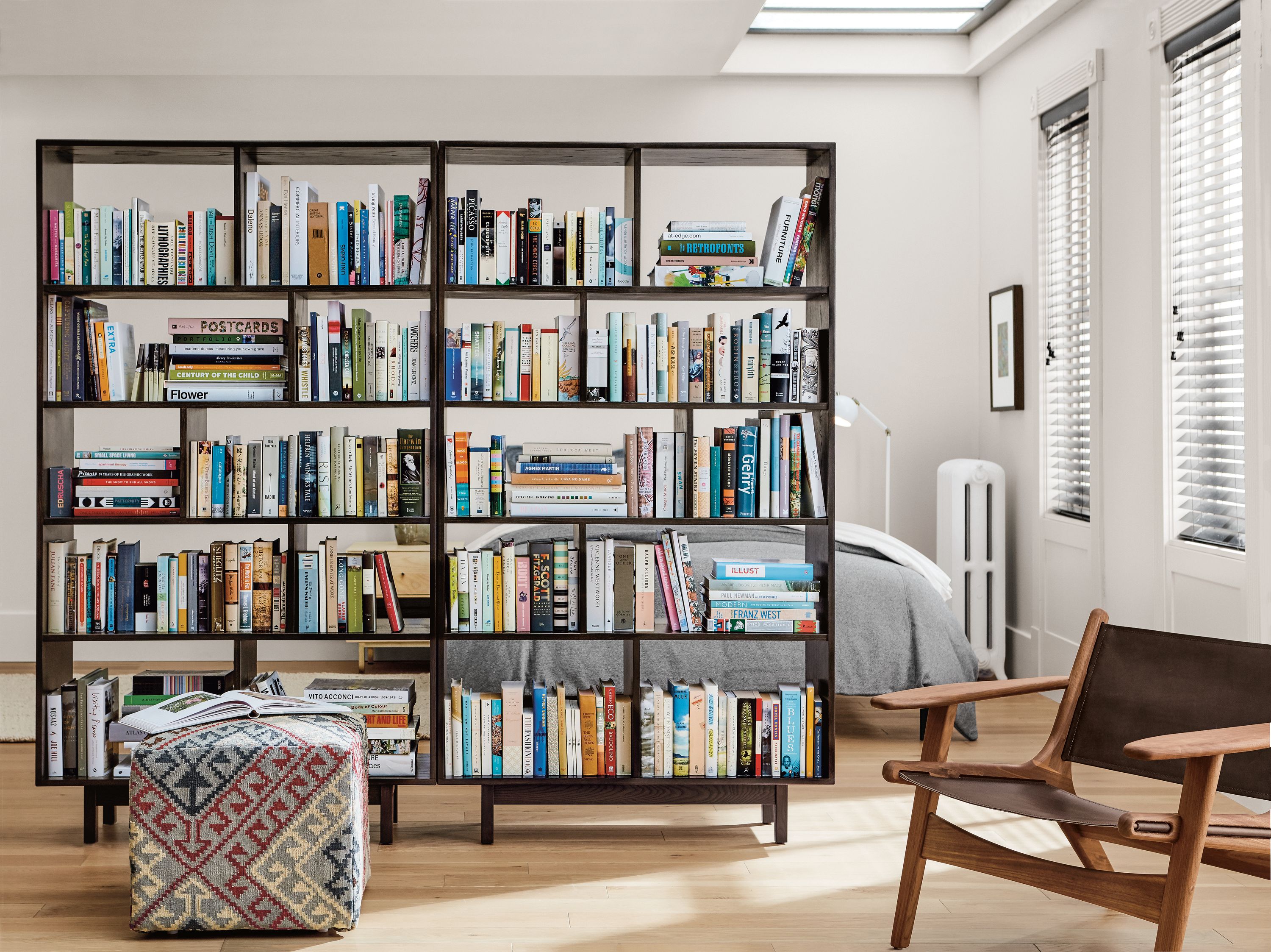 Library Bookshelf Room Divider Idea for Nursery