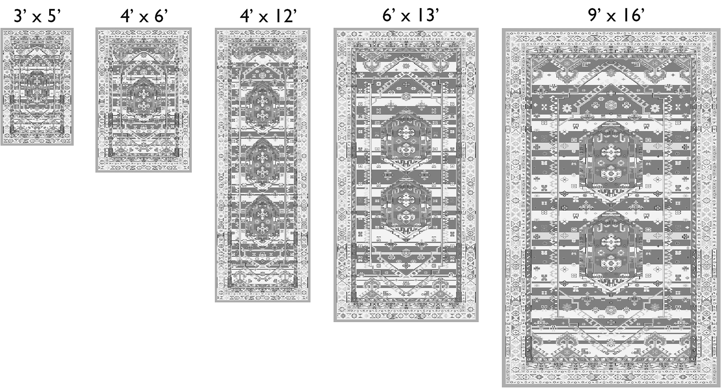Darrah Custom Rectangle/Square Rug Pattern Guide.