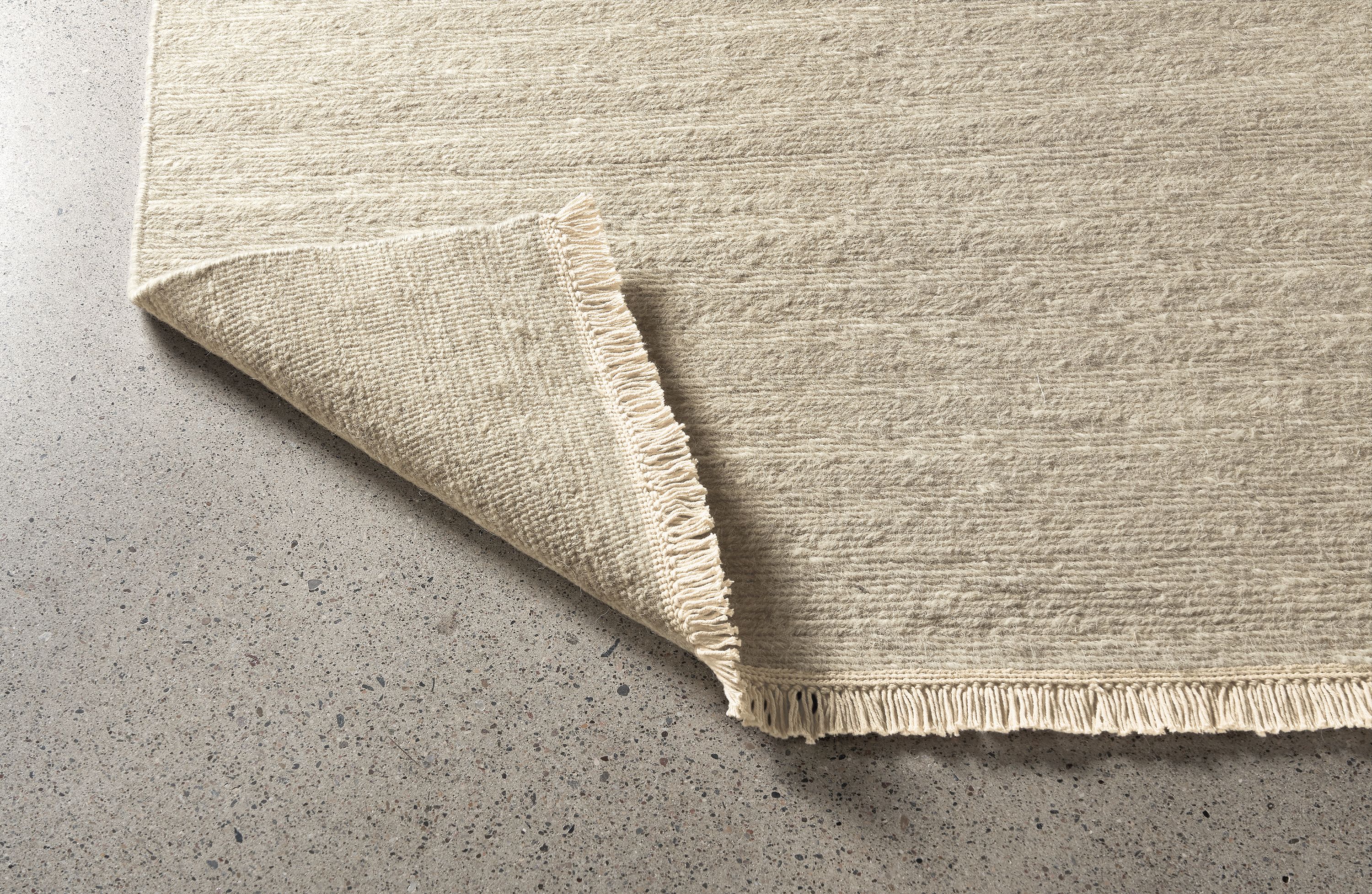 Detail of Dia Rug in Grey.