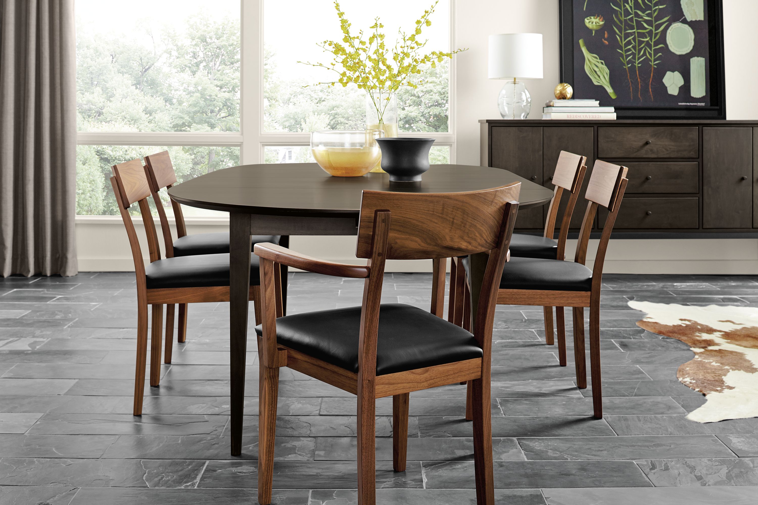 Adams Table with Doyle Chairs Dining Kitchen Room Board