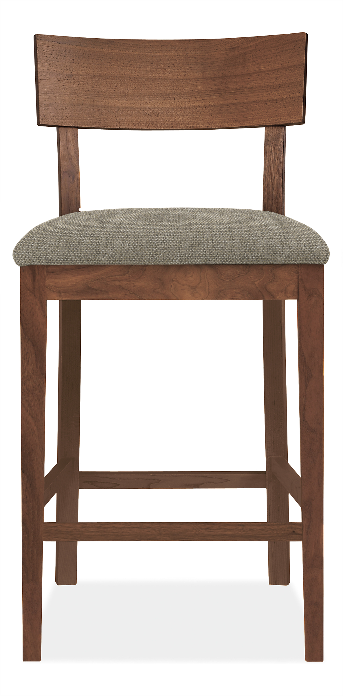 Front view of Doyle Counter Stool in Tatum Fabric.