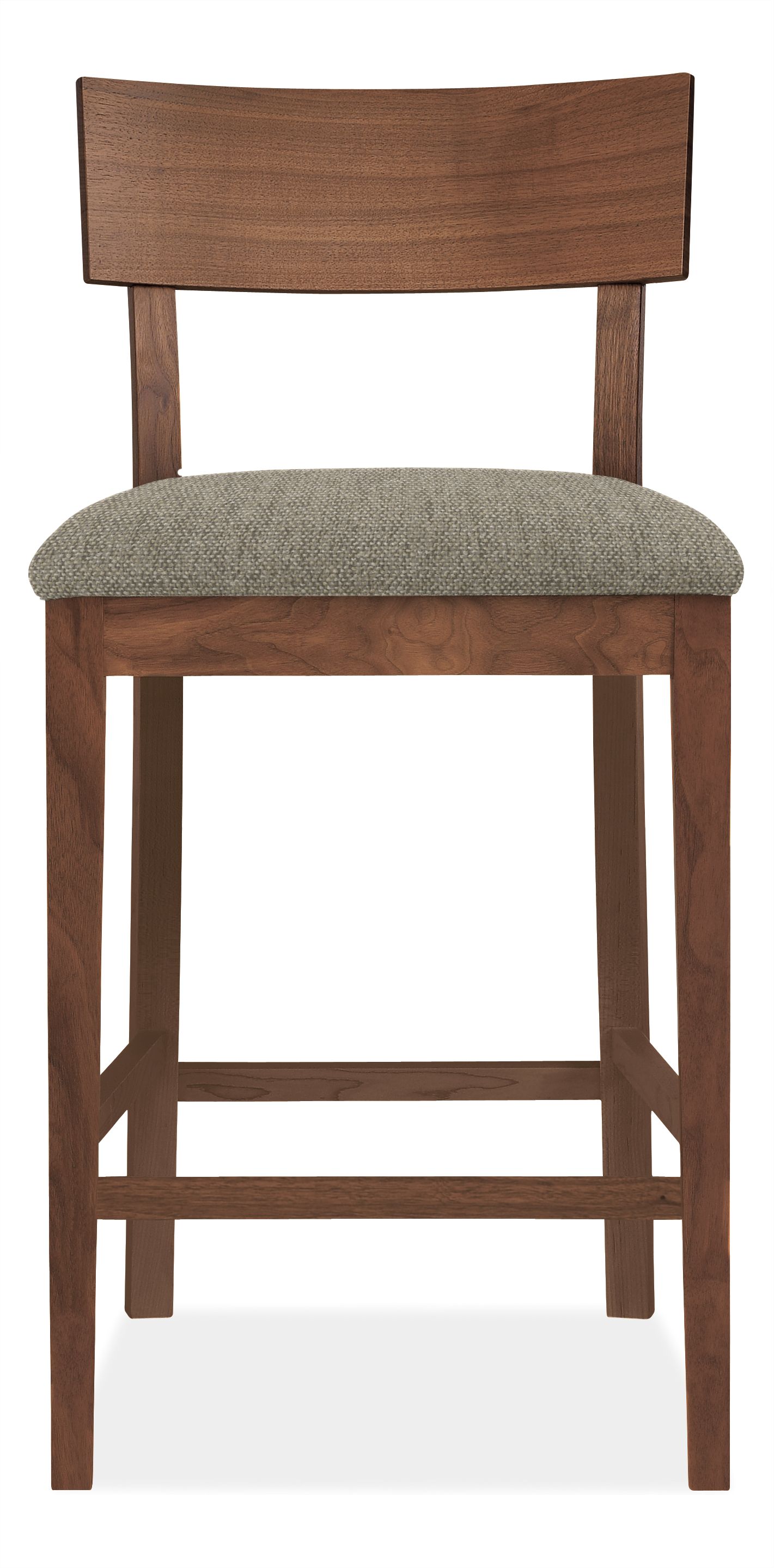 Front view of Doyle Counter Stool in Tatum Fabric.