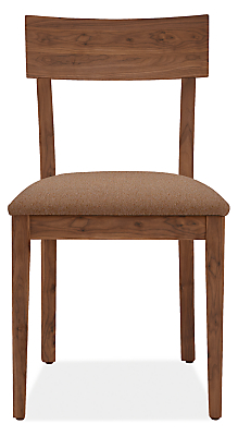 Front view of Doyle Side Chair in Declan Fabric.