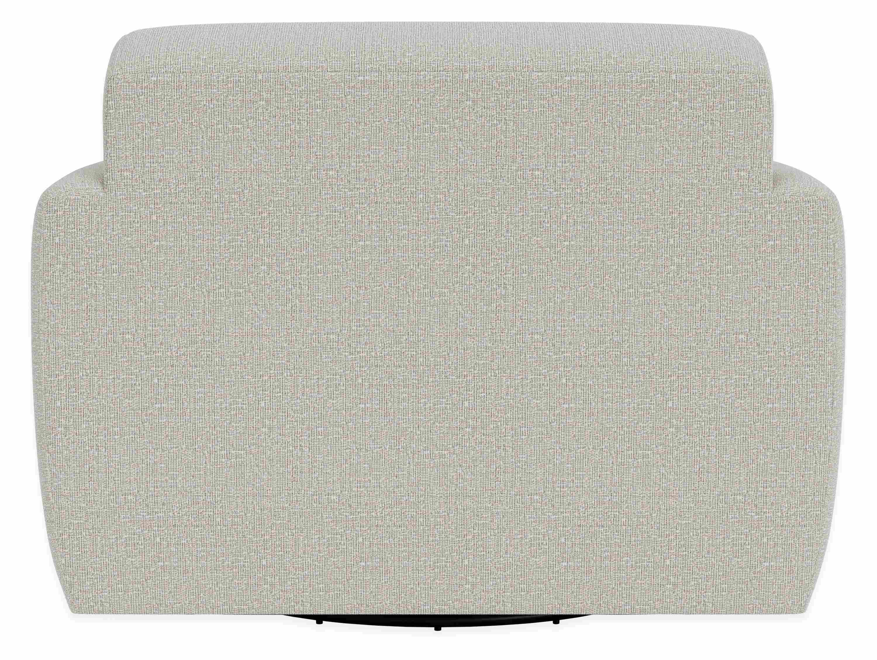 Back view of Drift 40 Swivel Chair in Nevan Grey.