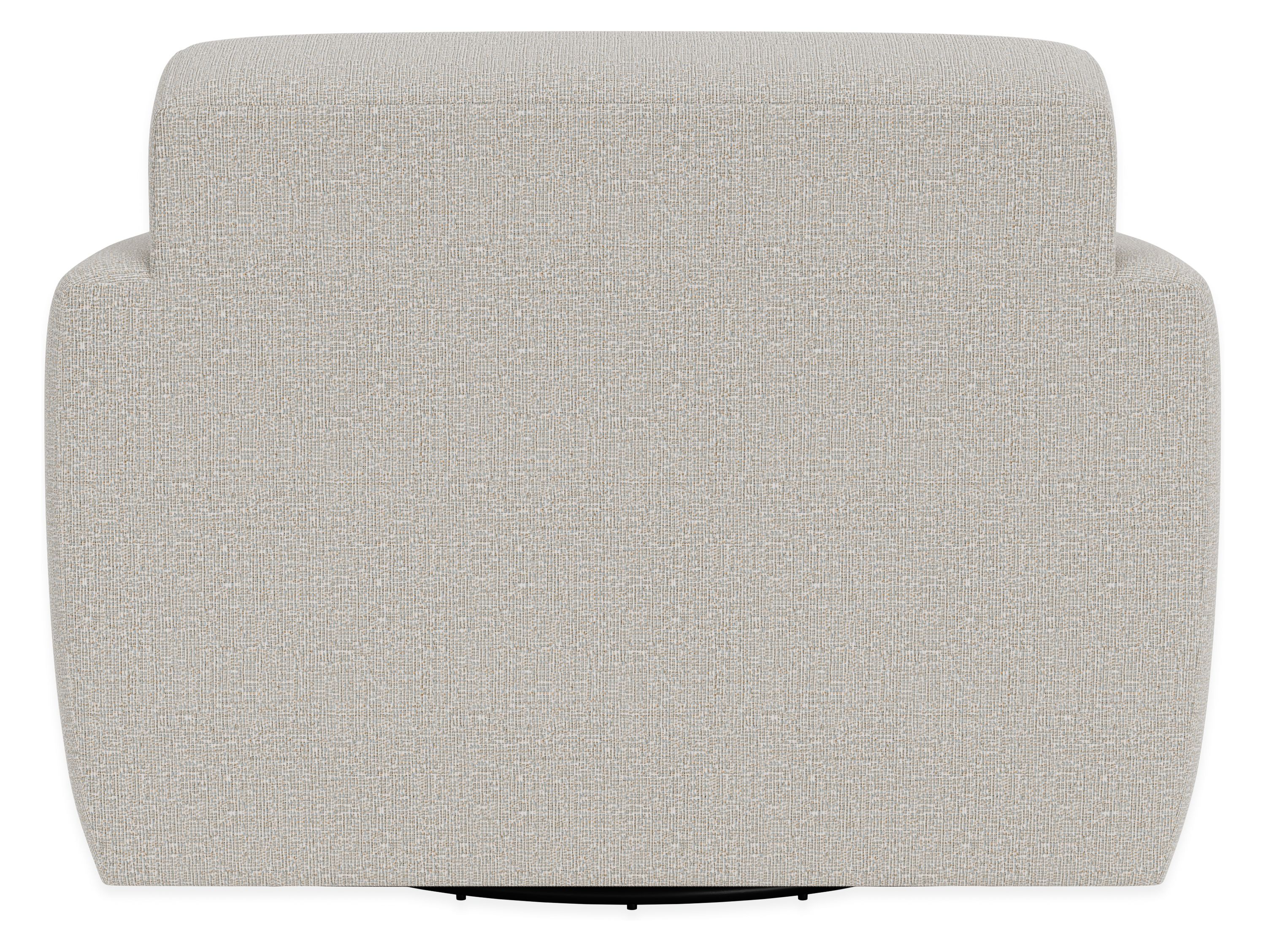 Back view of Drift 40 Swivel Chair in Nevan Grey.