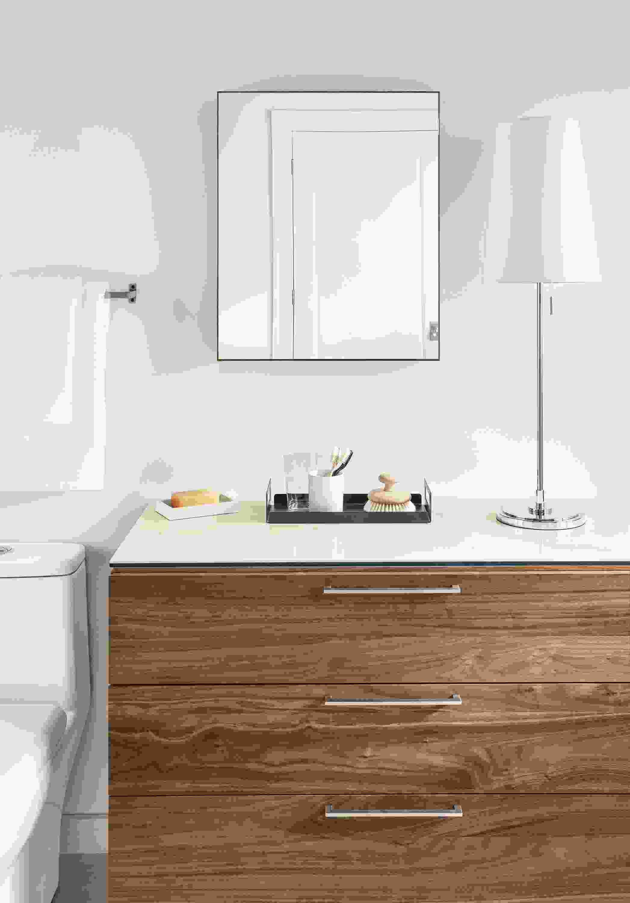 Detail of Durant medicine cabinet.