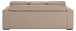 Back view of the Ellingson Queen Sleeper Sofa in Urbino Leather.