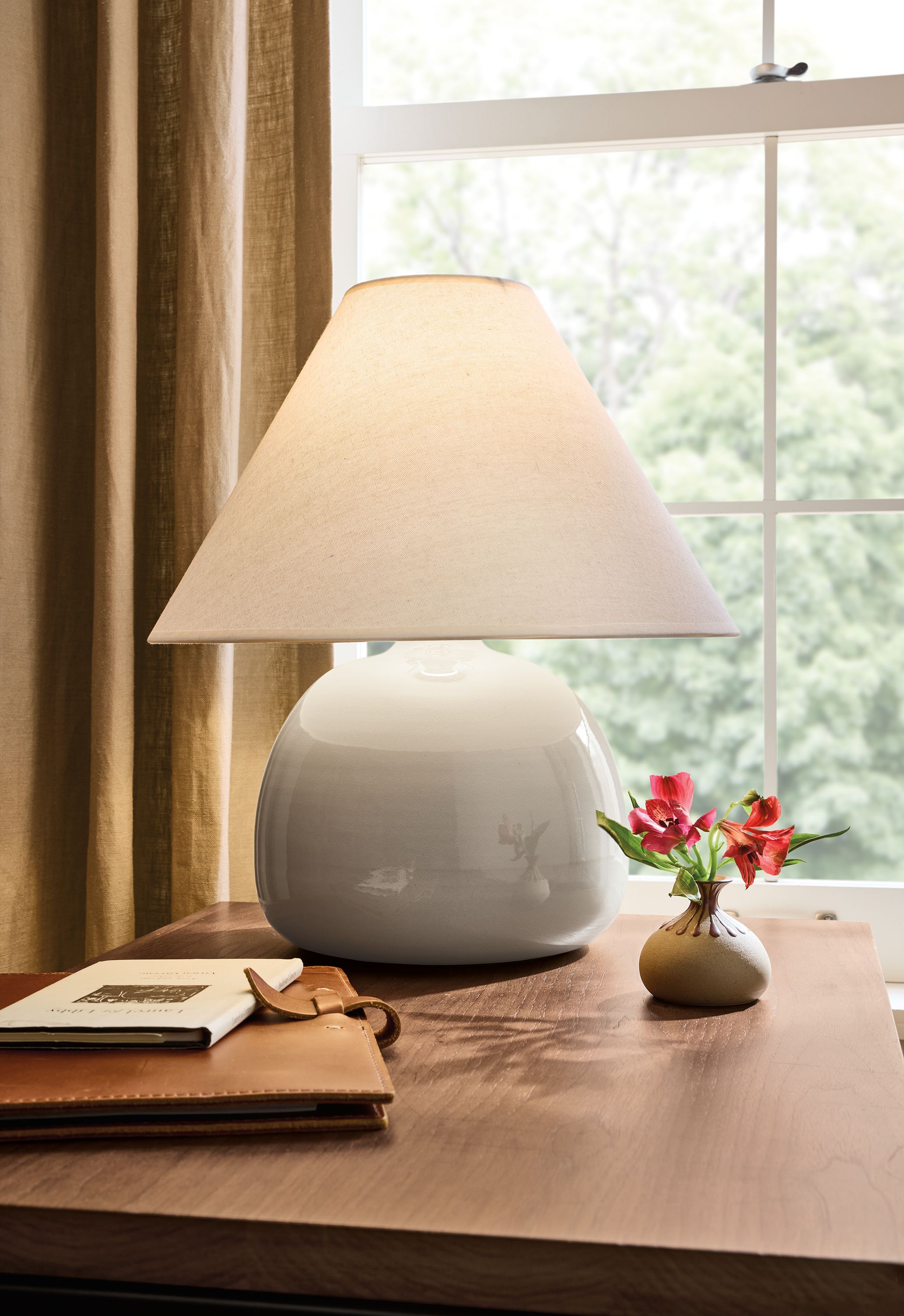 Grey with white shade