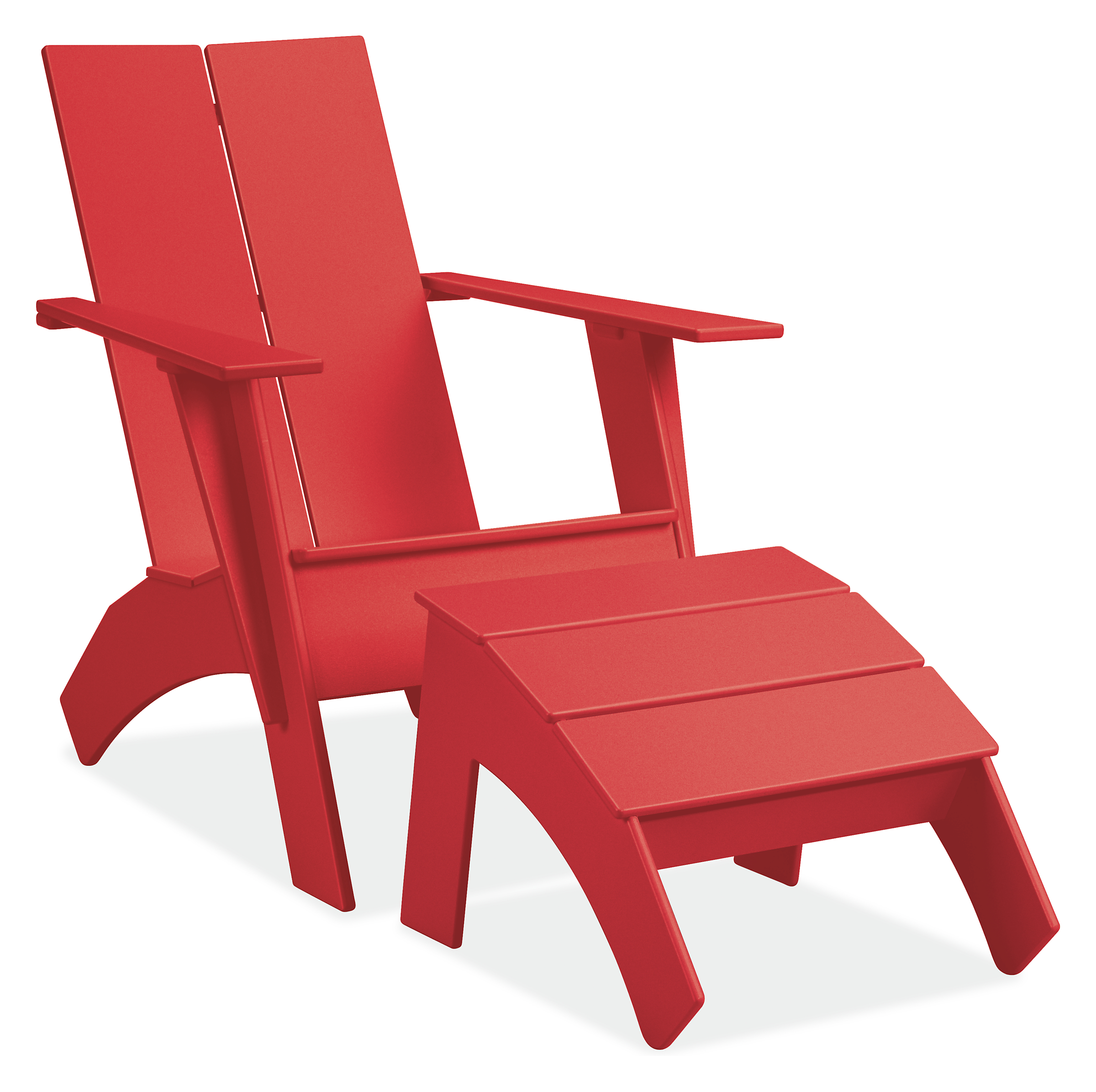 Emmet Tall Lounge Chair in Red with Bottle Opener
Emmet 19w 23d 15h Tall Ottoman in Red