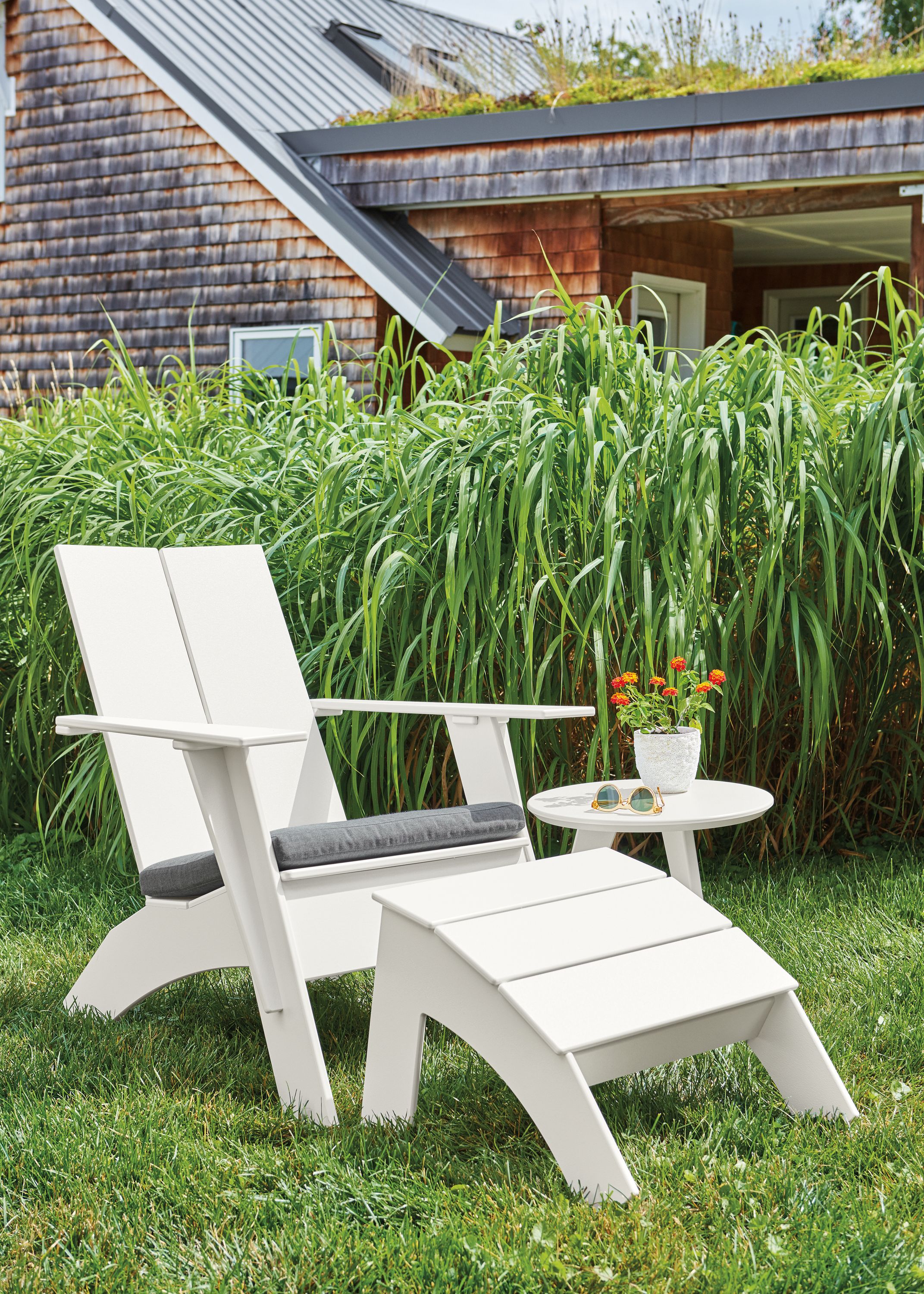 Loll Designs Adirondack Chairs with Seat Cushions Bundle, Overstock - Default Title