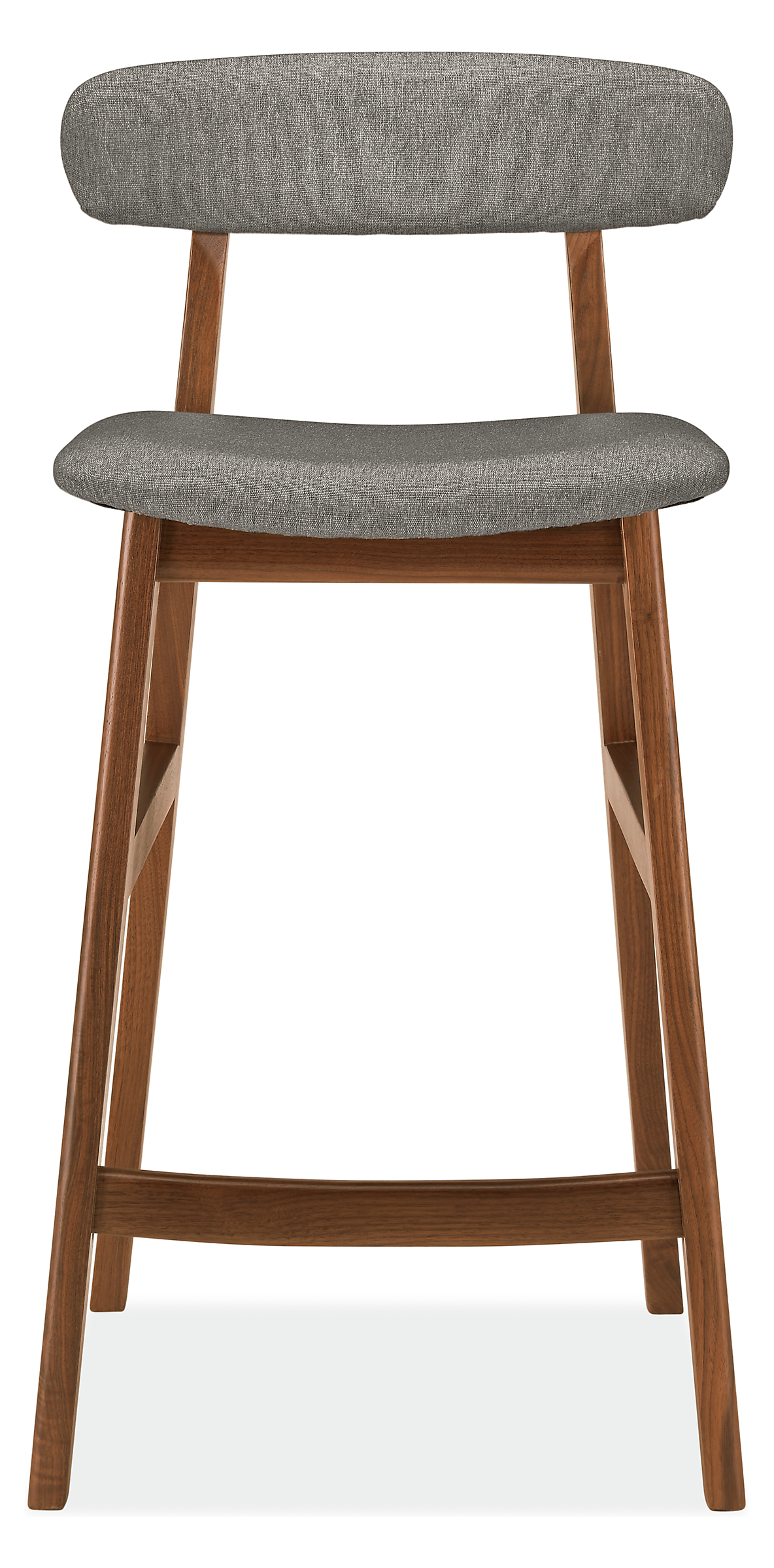 Front view of Errol Counter Stool in Fabric.