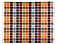 Open detail of essex throw blanket in multicolor grid.