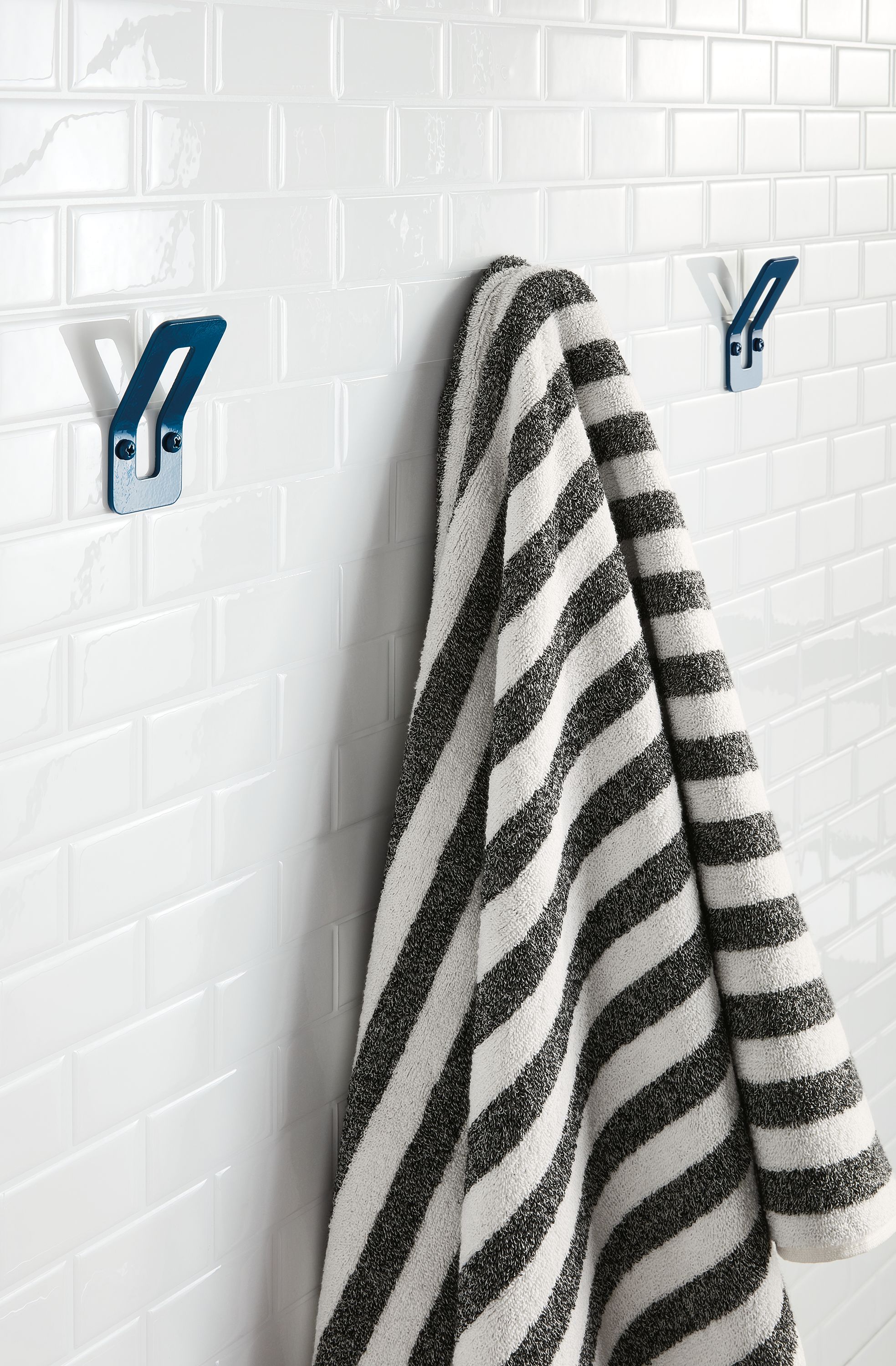 Fence Towels in Charcoal